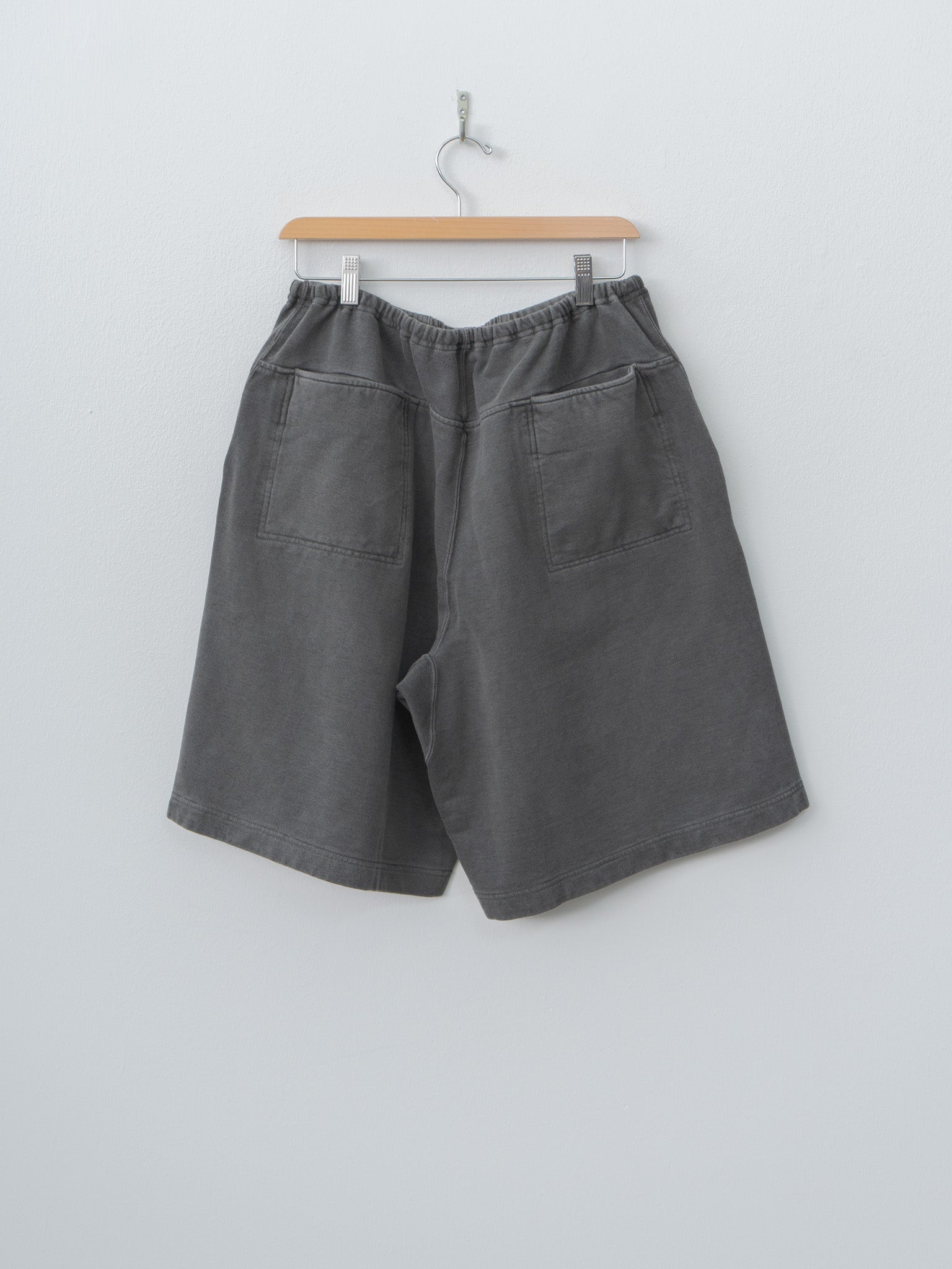Namu Shop - Blurhms Light Sweat Fatigue Shorts - Black Pigment Over Dye