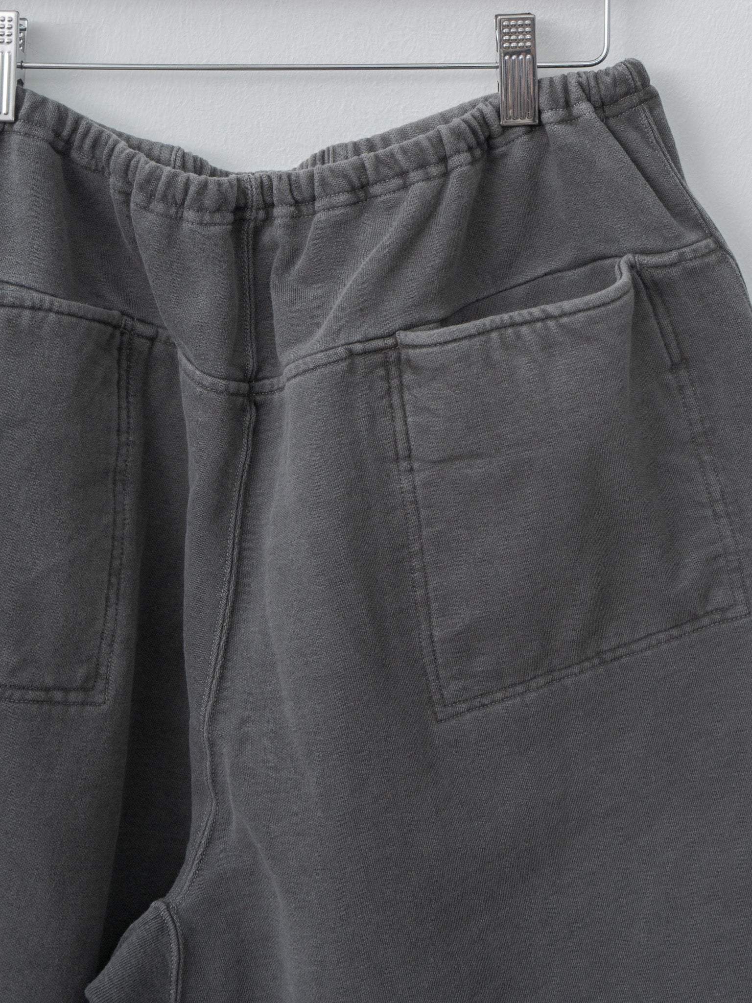 Namu Shop - Blurhms Light Sweat Fatigue Shorts - Black Pigment Over Dye