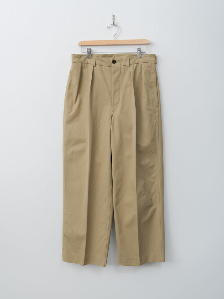 Namu Shop - Blurhms 2 Wide Chino Pants - Beige