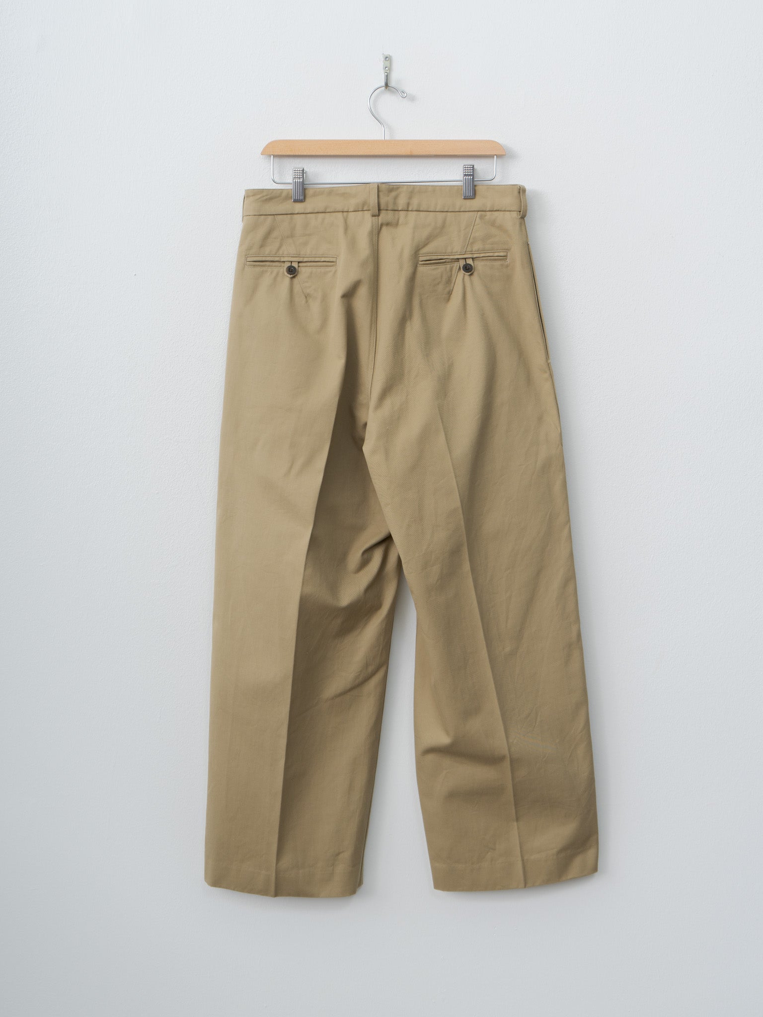 Namu Shop - Blurhms 2 Wide Chino Pants - Beige