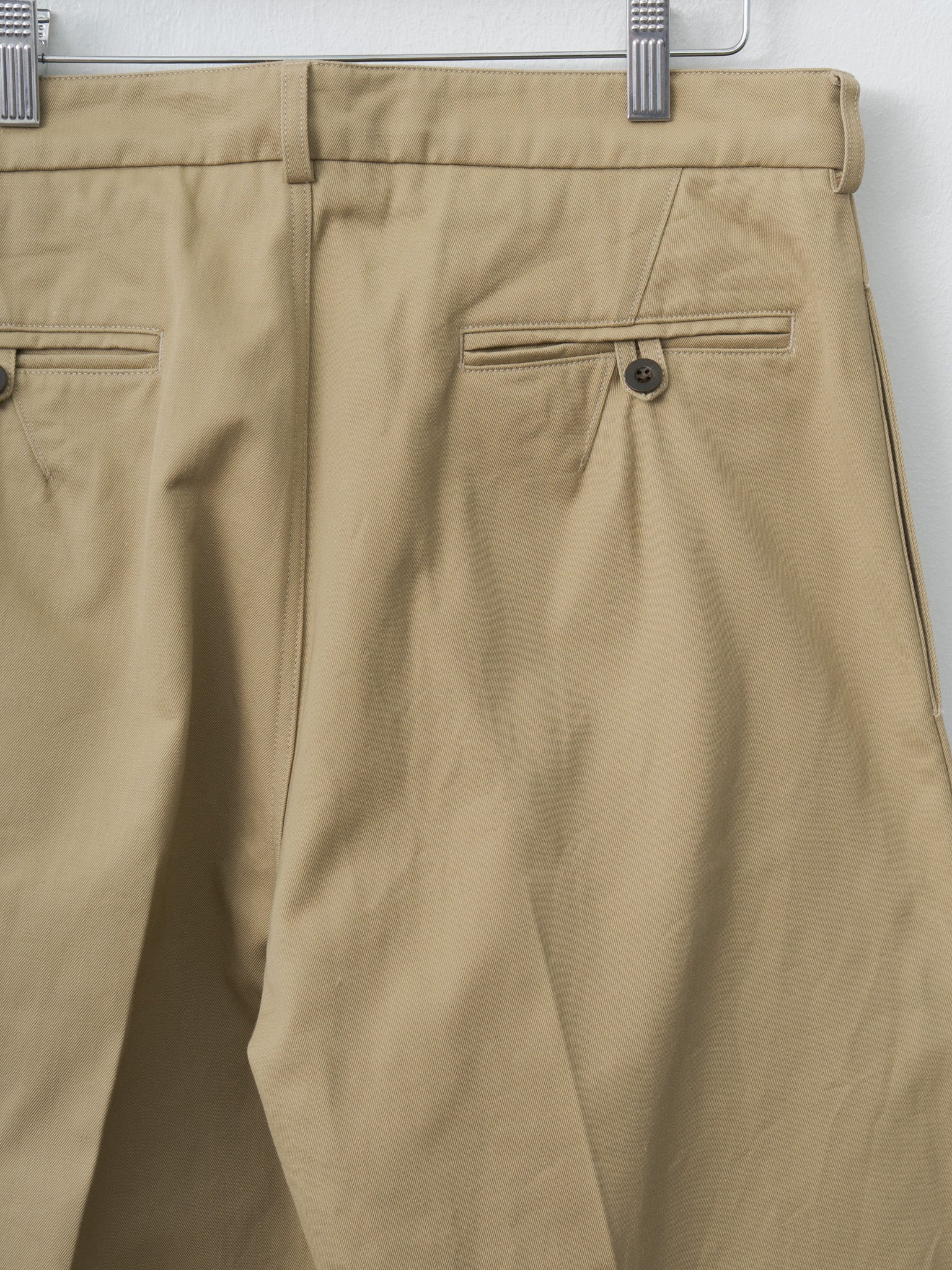 Namu Shop - Blurhms 2 Wide Chino Pants - Beige