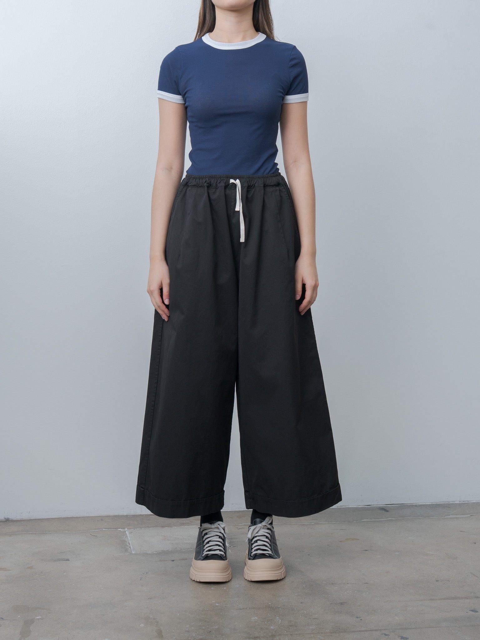 Namu Shop - Nitto Cama Palazzo Pants - Black