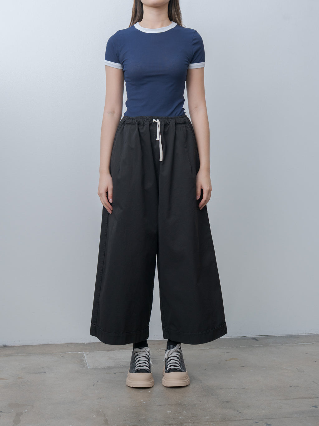 Namu Shop - Nitto Cama Palazzo Pants - Black