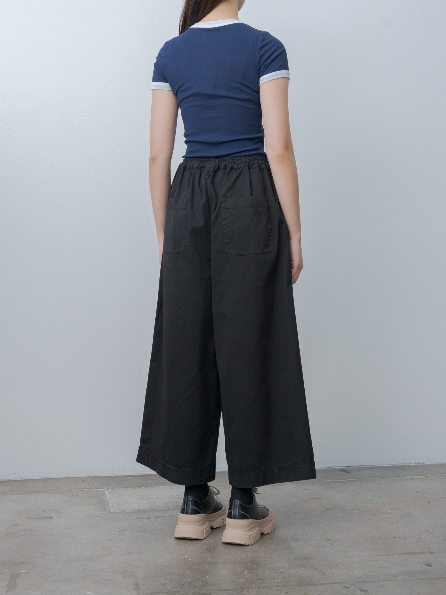 Namu Shop - Nitto Cama Palazzo Pants - Black