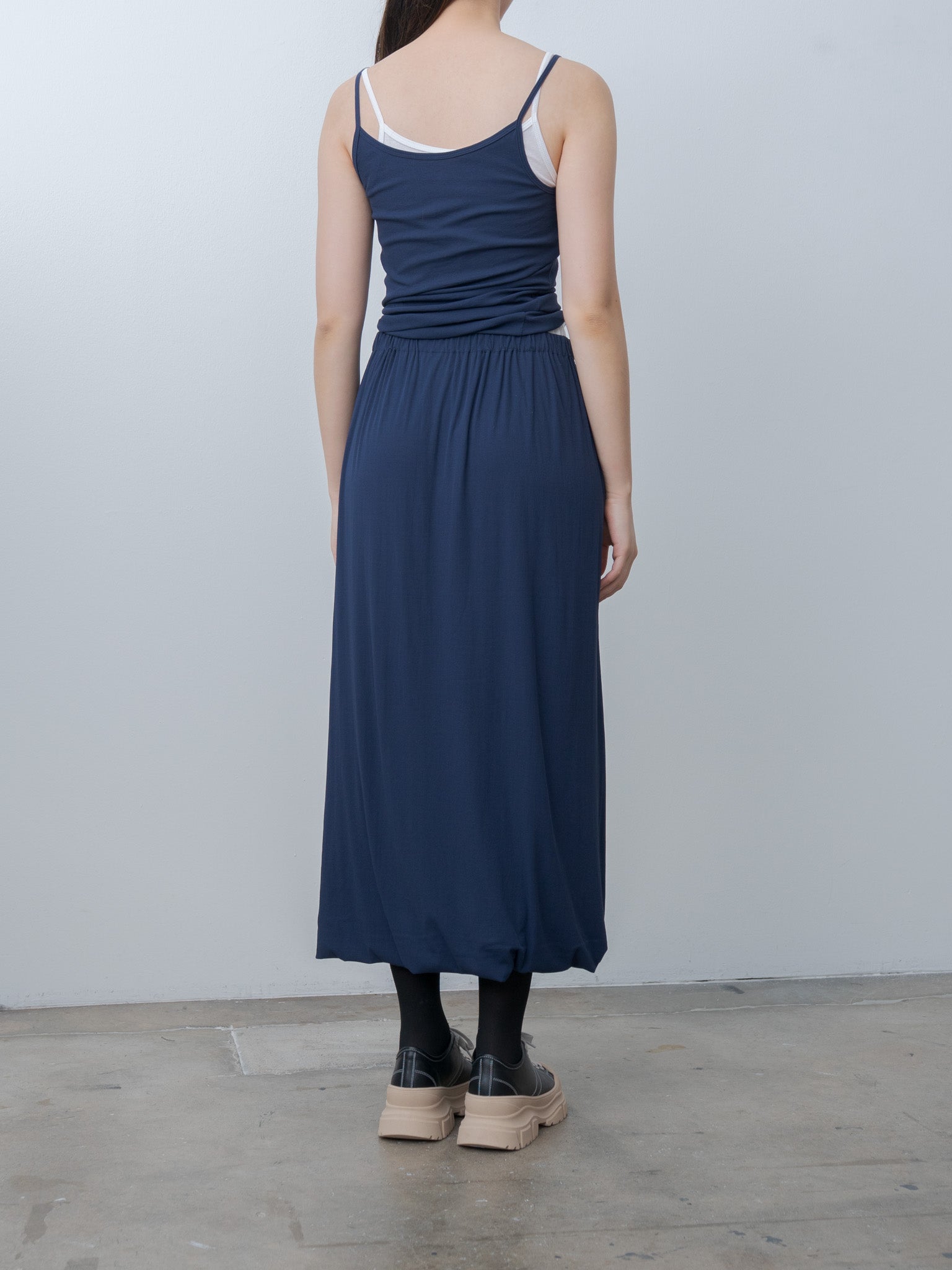 Namu Shop - Babaco Twisted Cotton Camisole - Navy