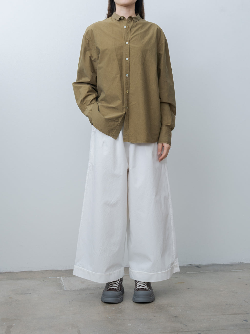 Namu Shop - Nitto Cama Palazzo Pants - White