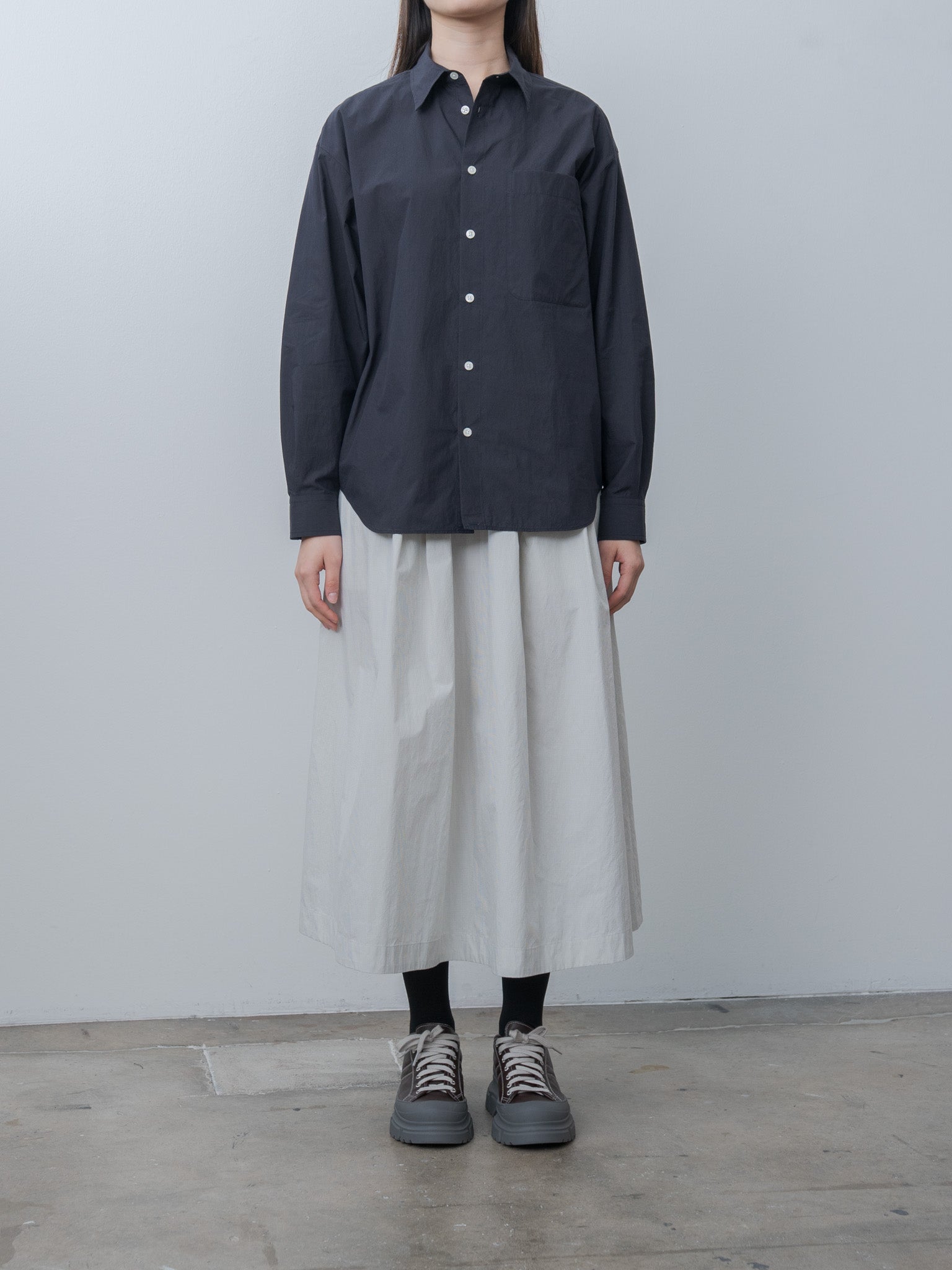 Namu Shop - Nicholson & Nicholson CLEA-W Shirt - Navy