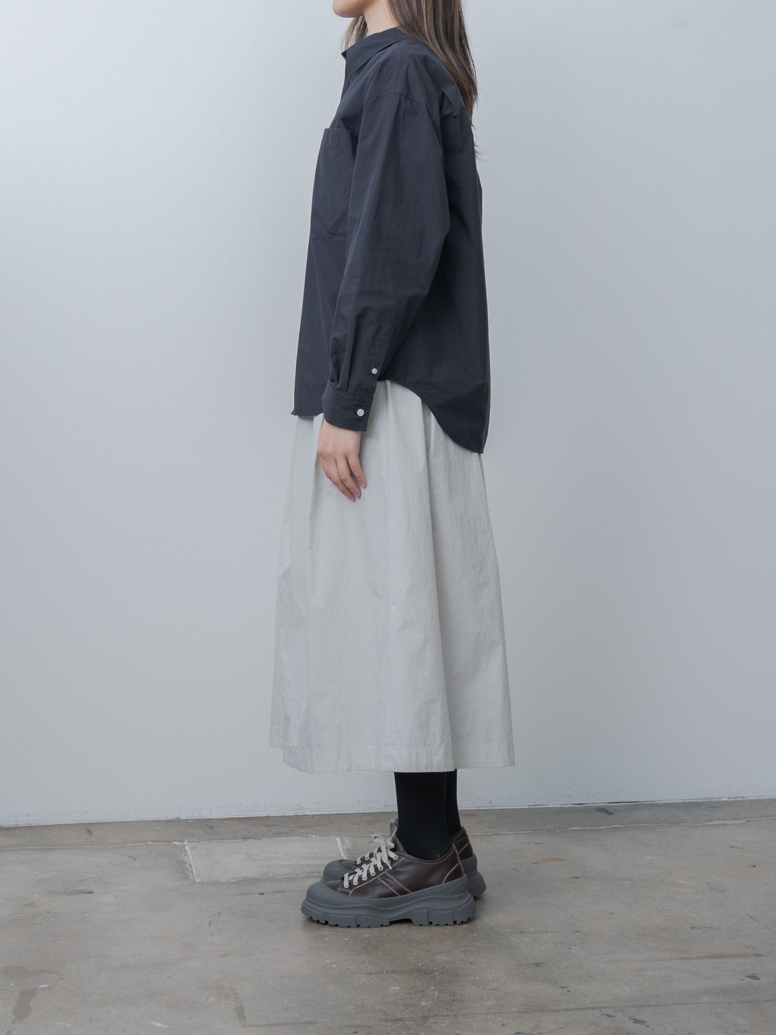 Namu Shop - Nicholson & Nicholson CLEA-W Shirt - Navy