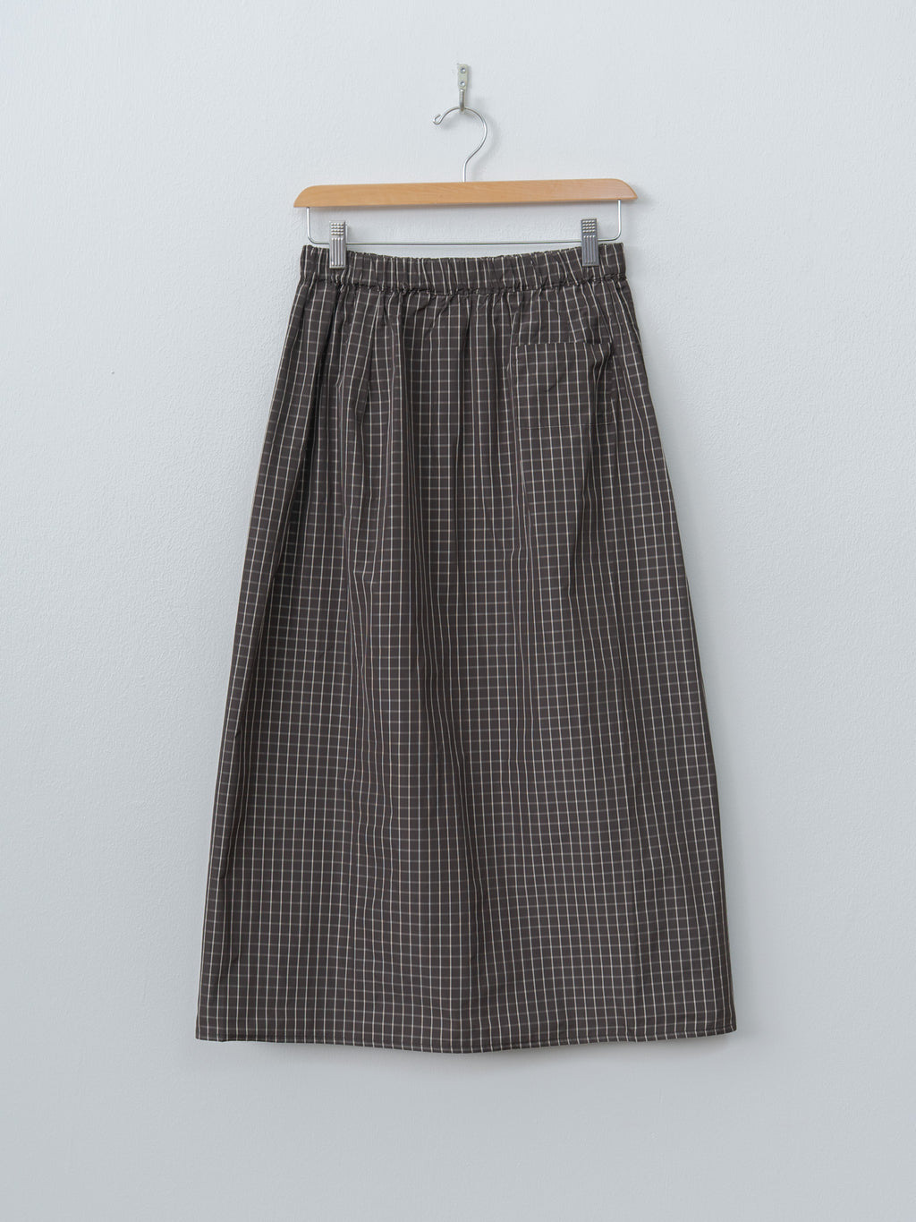 Namu Shop - Eleph Simple Skirt - Brown Check