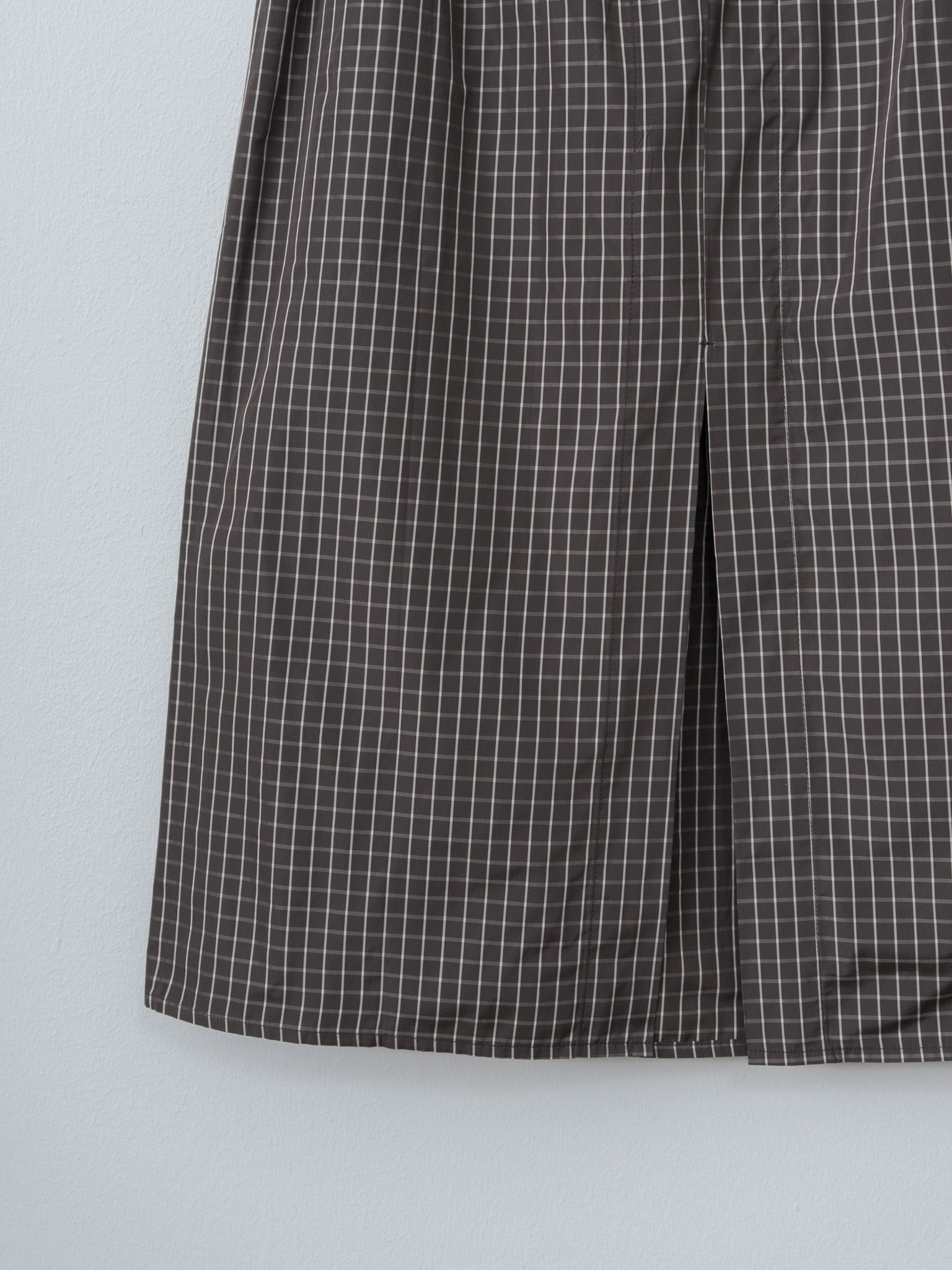Namu Shop - Eleph Simple Skirt - Brown Check