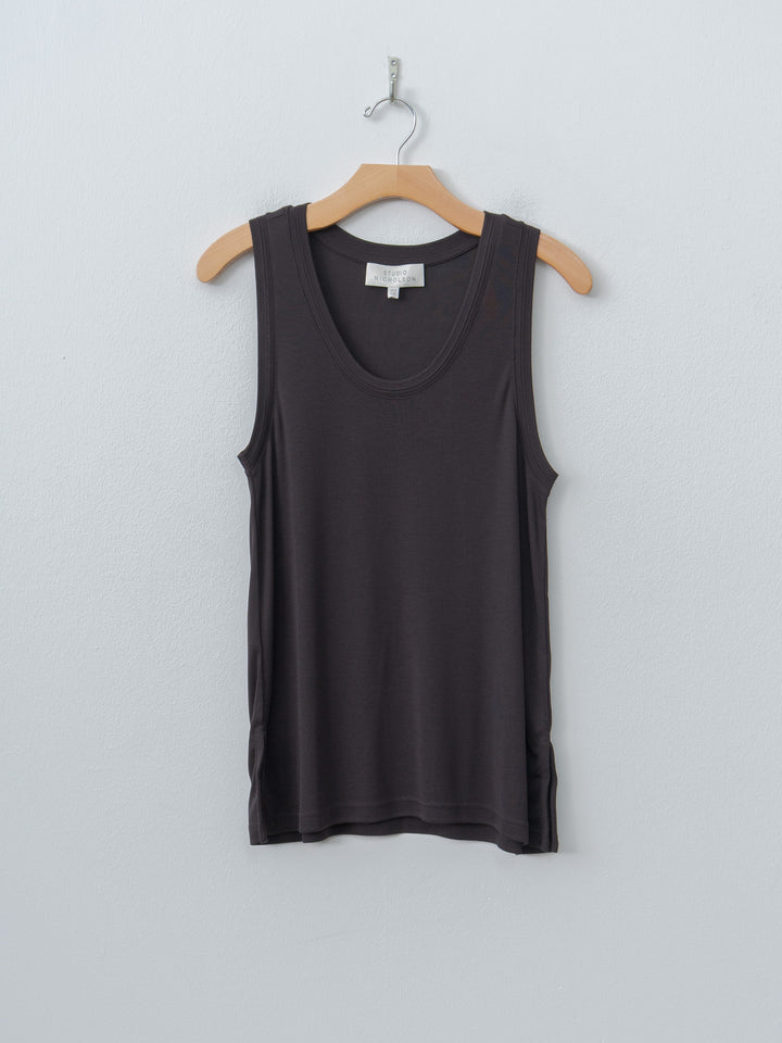 Namu Shop - Studio Nicholson VOTAN Tank - Black Grape