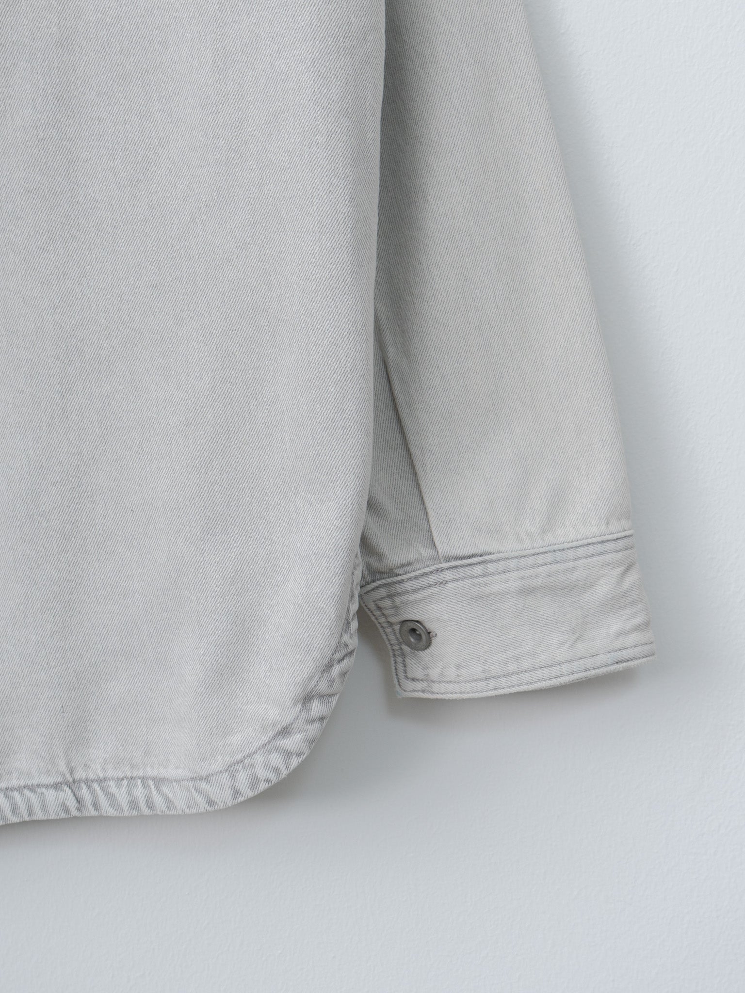 Namu Shop - Studio Nicholson PASO Denim Overshirt - Pumice