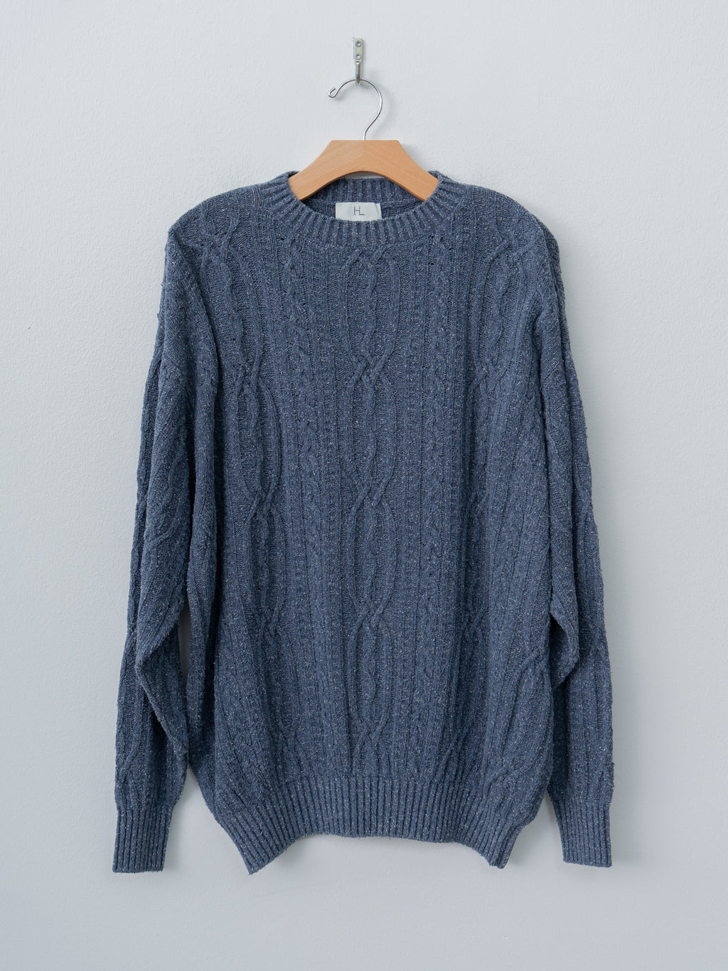 Namu Shop - Herill Silknep Cable Sweater - Indigo