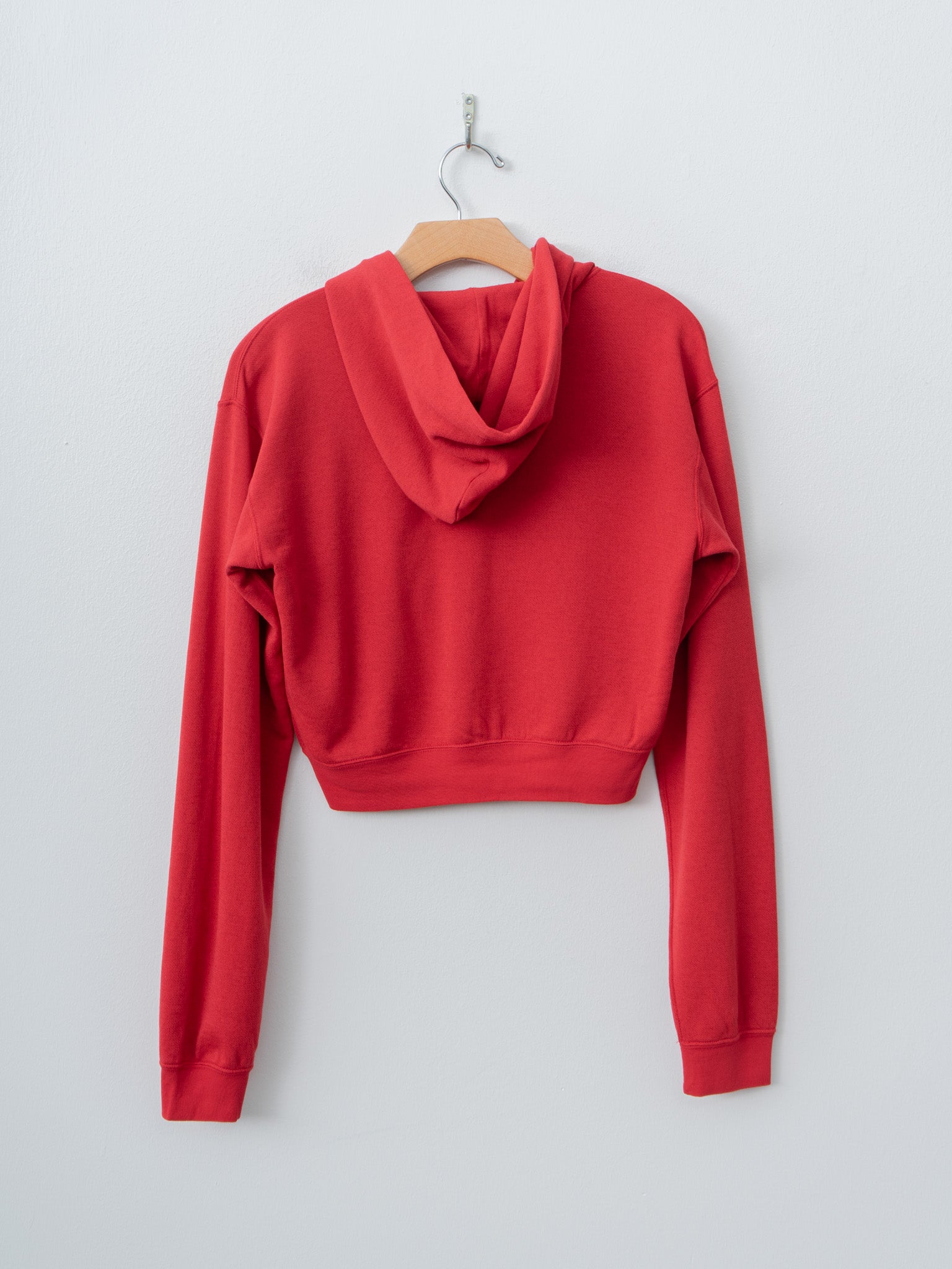 Namu Shop - Auralee High Twist Light Sweat Zip Parka - Red