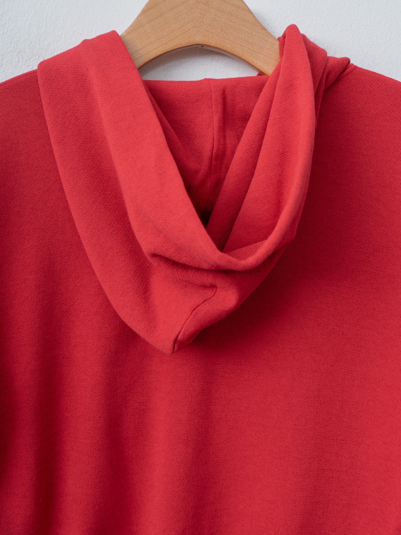 Namu Shop - Auralee High Twist Light Sweat Zip Parka - Red