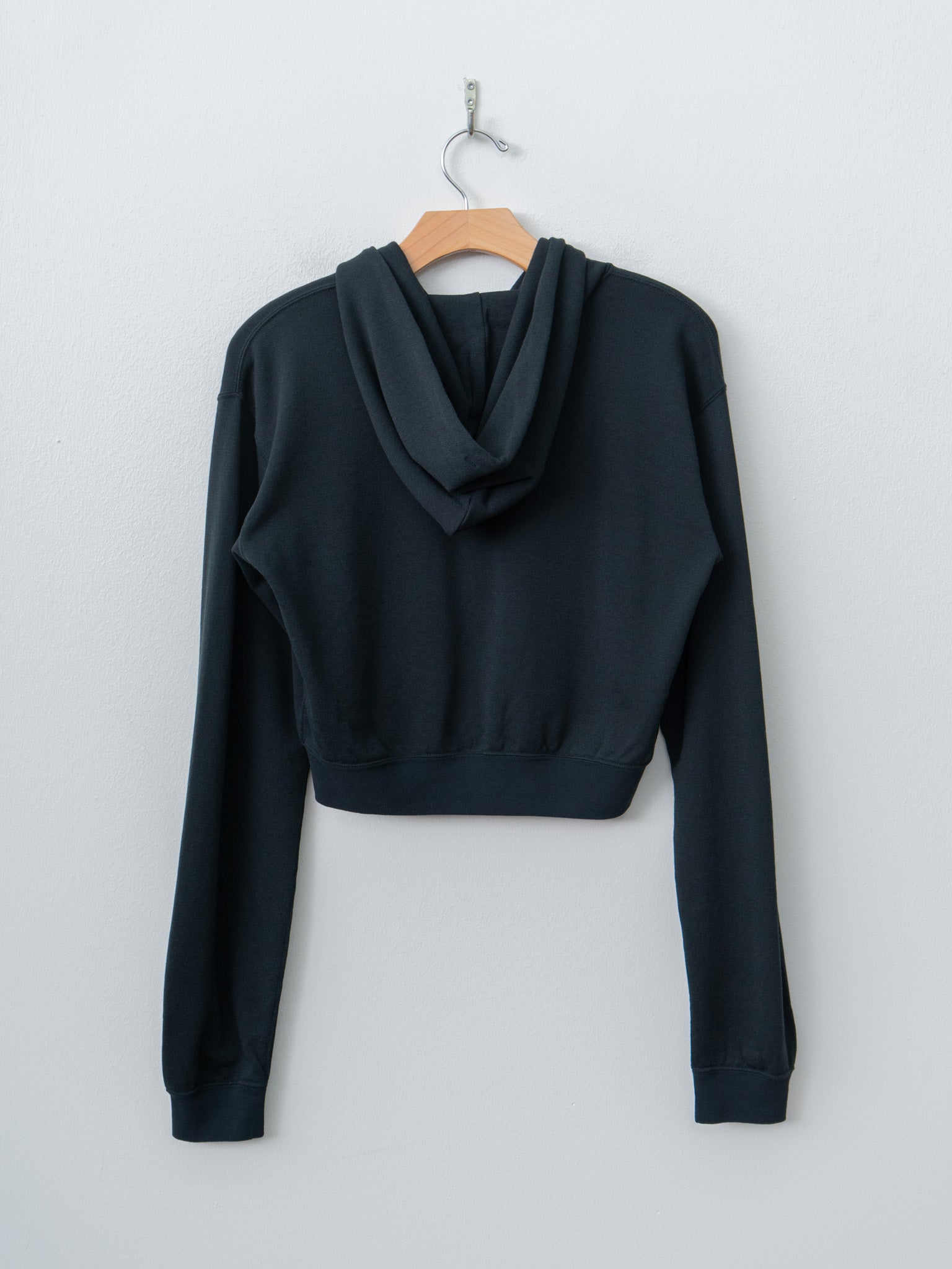 Namu Shop - Auralee High Twist Light Sweat Zip Parka - Ink Black