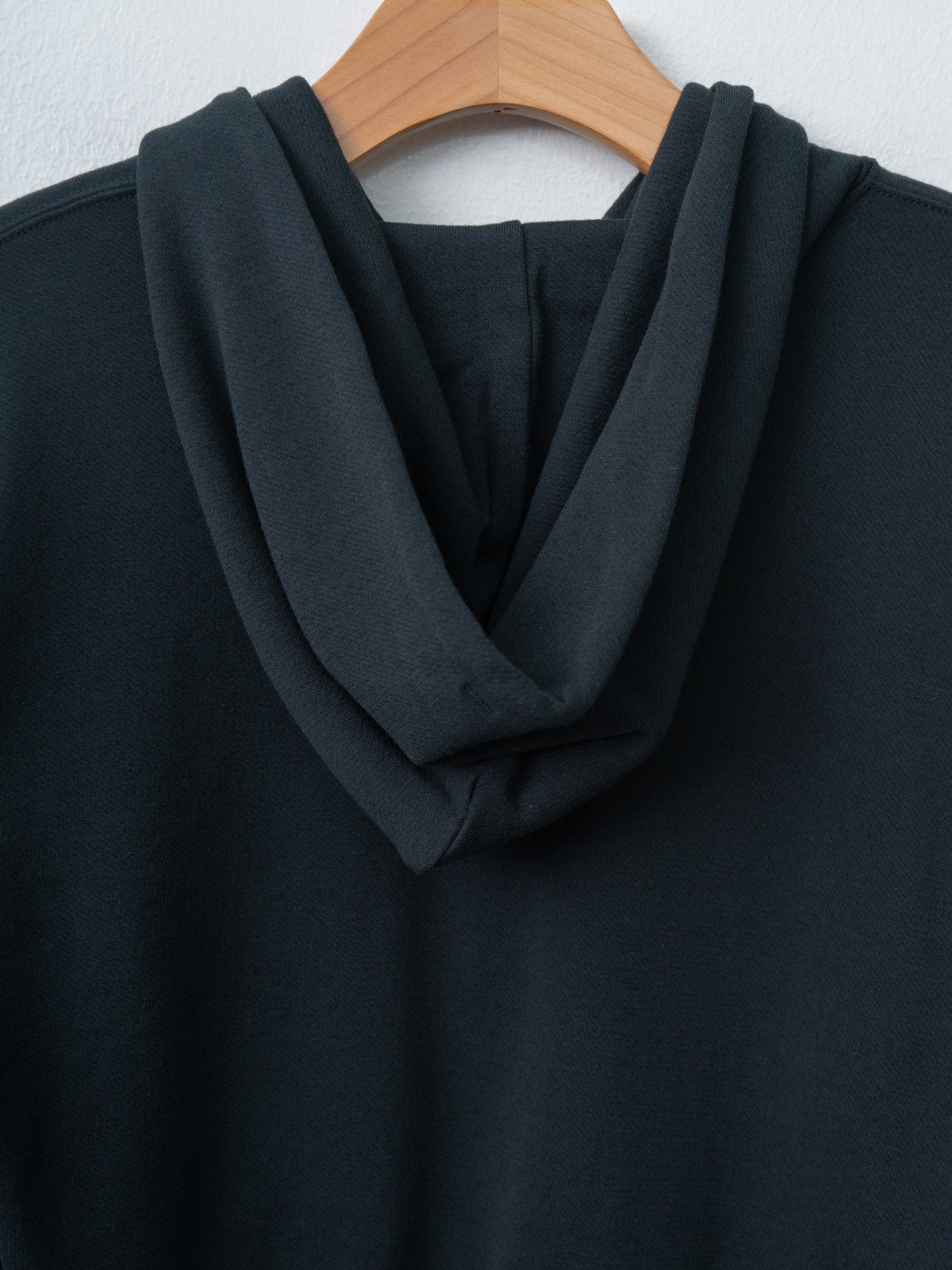 Namu Shop - Auralee High Twist Light Sweat Zip Parka - Ink Black