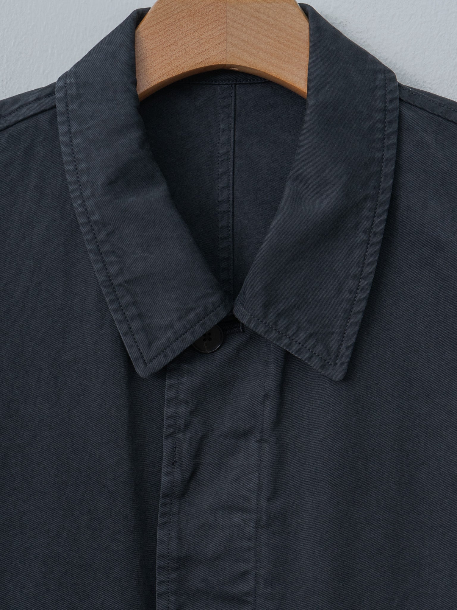 Namu Shop - Auralee Garment-Dyed Finx Light Chino Blouson - Black