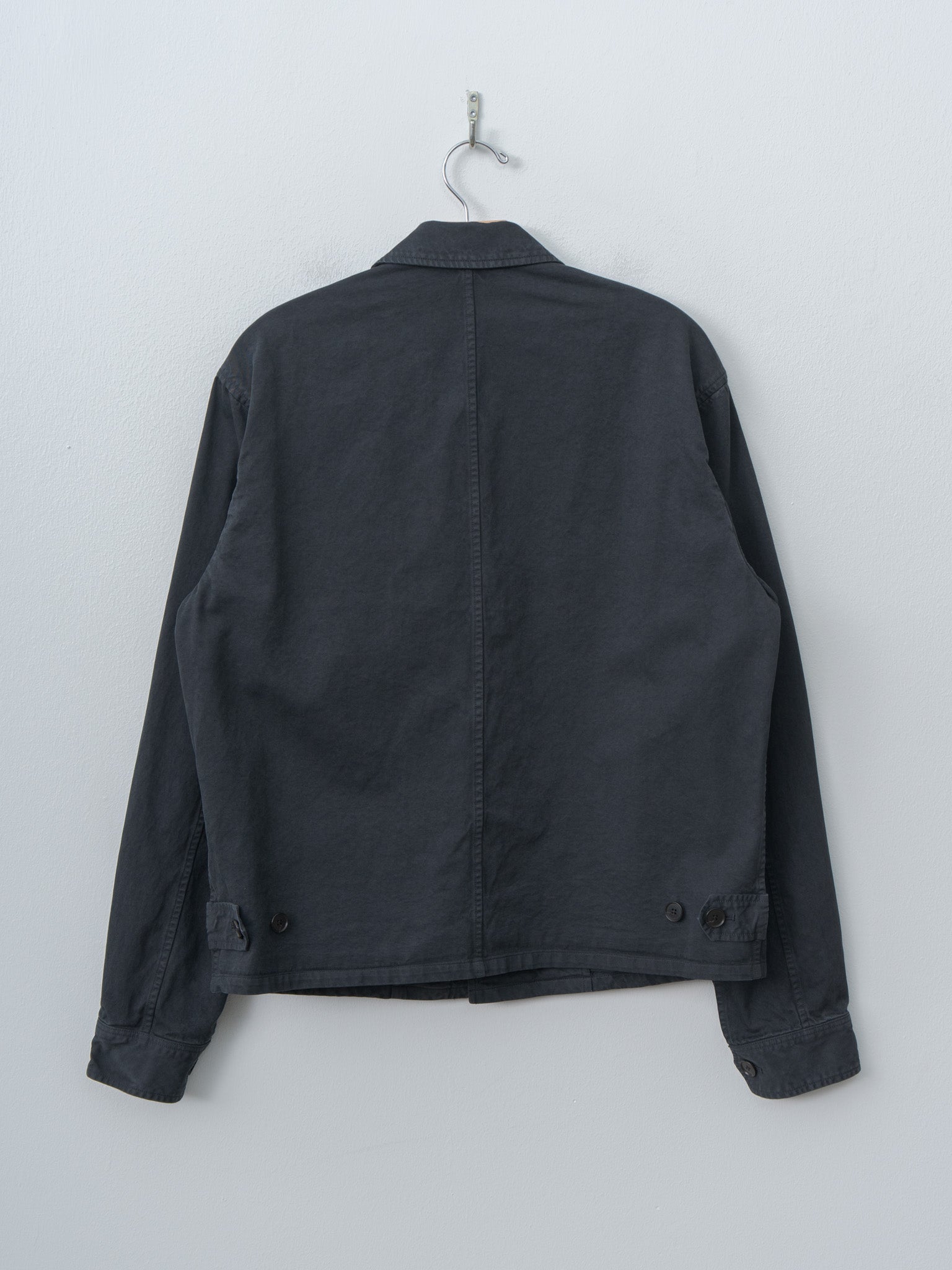 Namu Shop - Auralee Garment-Dyed Finx Light Chino Blouson - Black