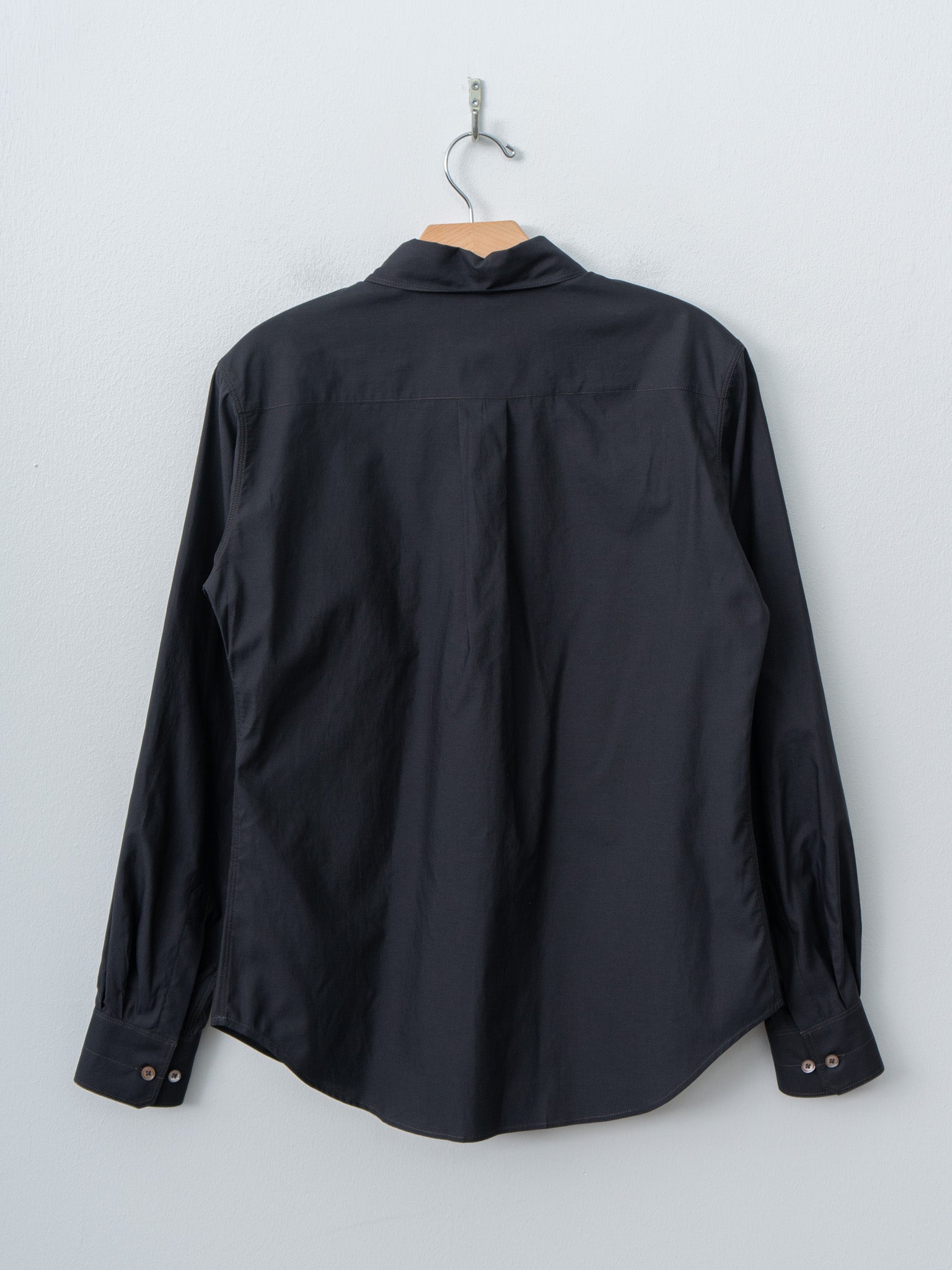 Namu Shop - Lemaire Pointed Collar Shirt - Squid Ink