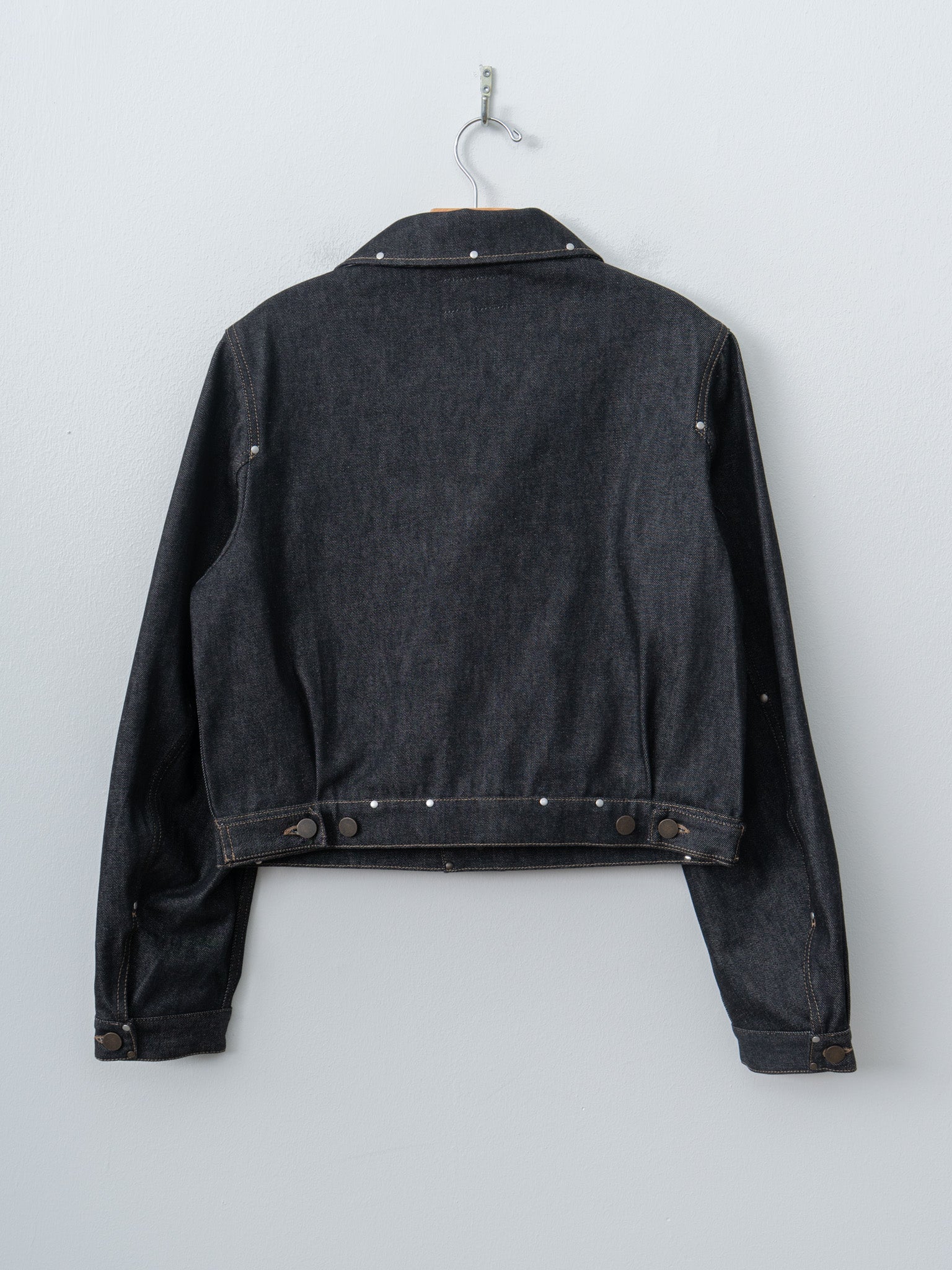 Namu Shop - Lemaire Cropped Blouson With Studs - Slate
