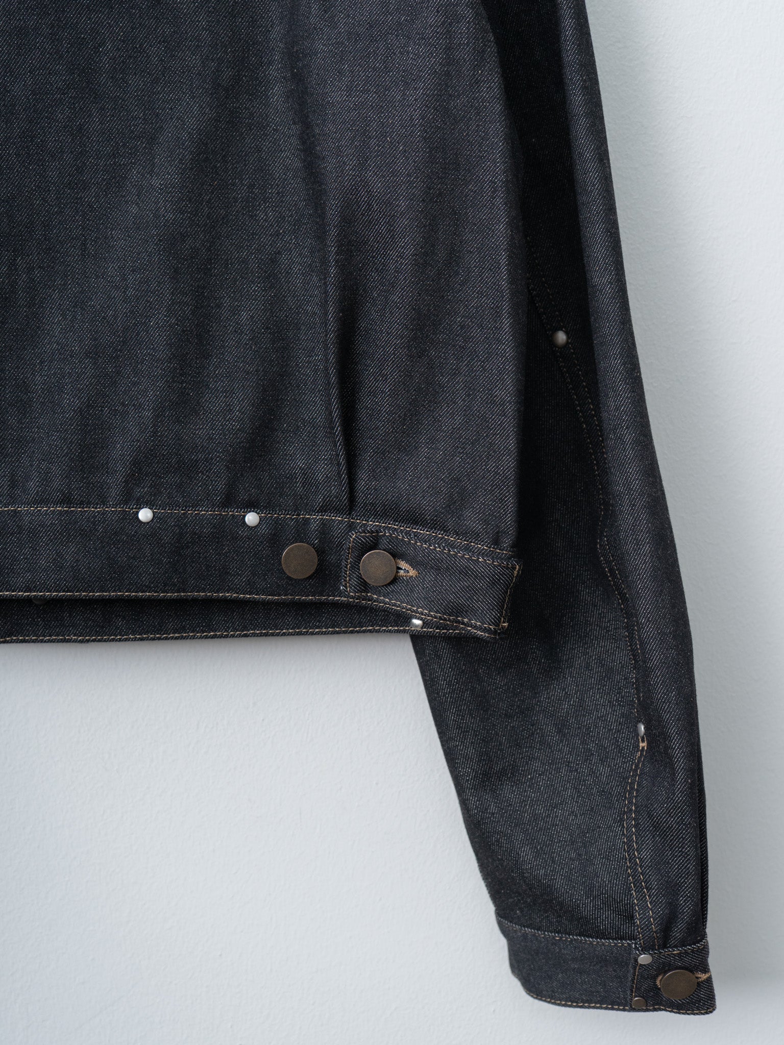 Namu Shop - Lemaire Cropped Blouson With Studs - Slate