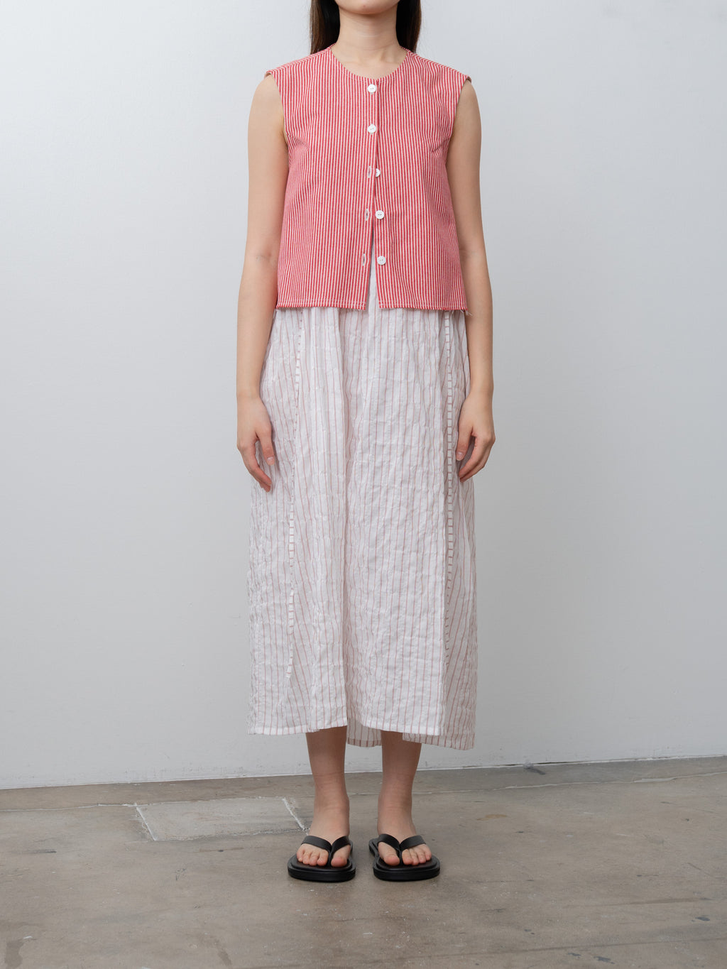 Namu Shop - Eleph A Cropped Top - Red
