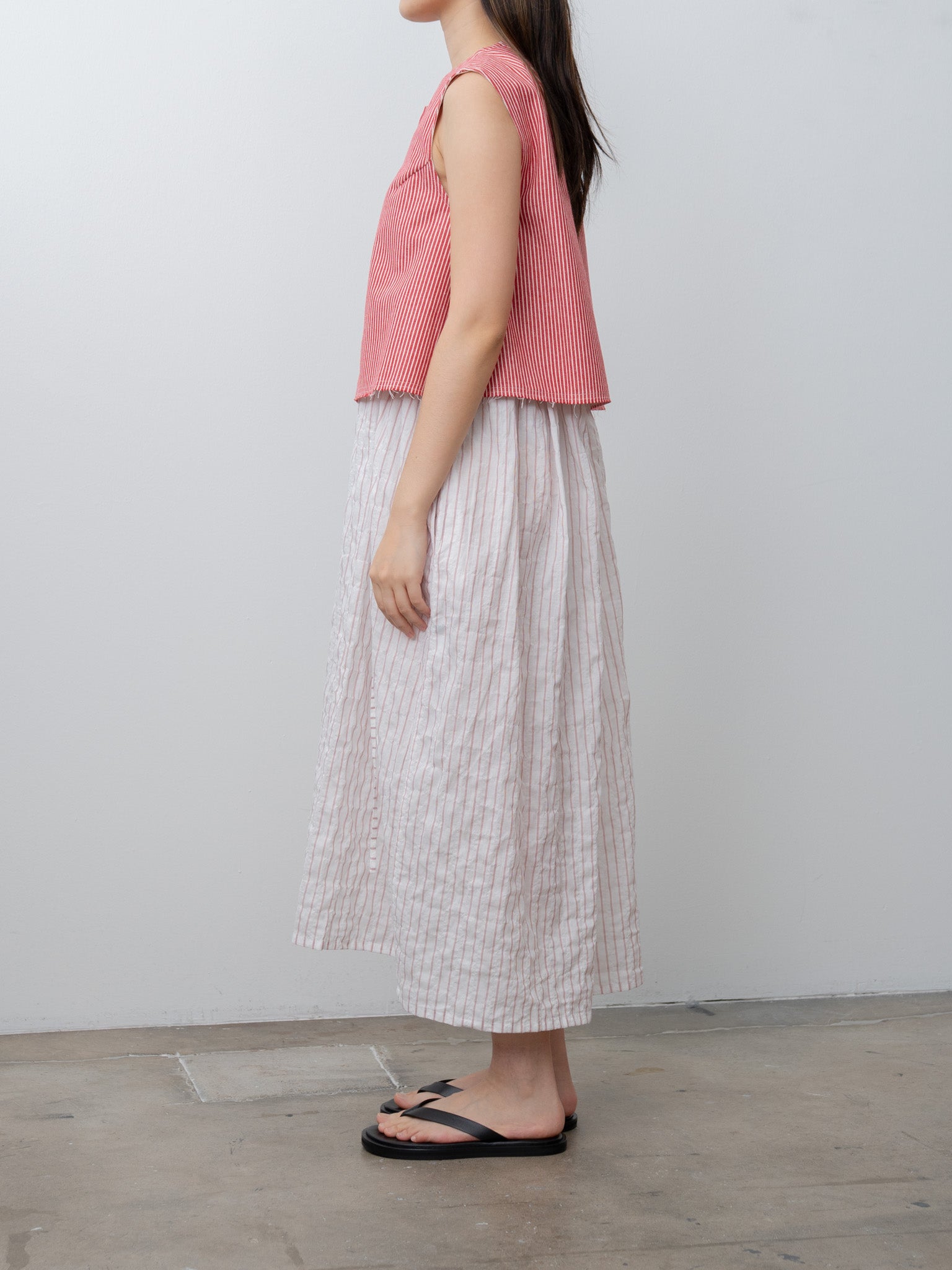 Namu Shop - Eleph A Cropped Top - Red