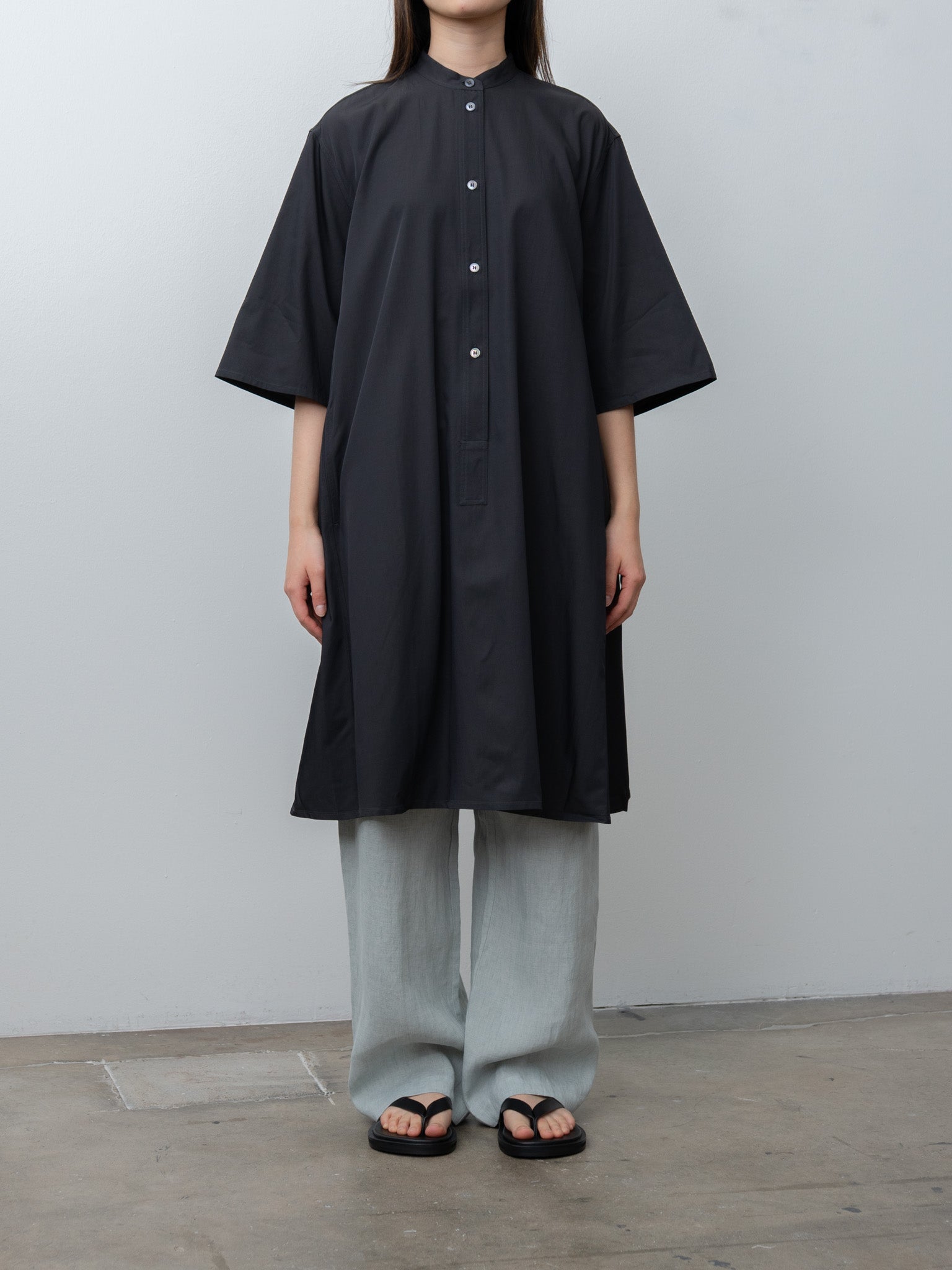 Namu Shop - Studio Nicholson BLOCH Dress - Coal