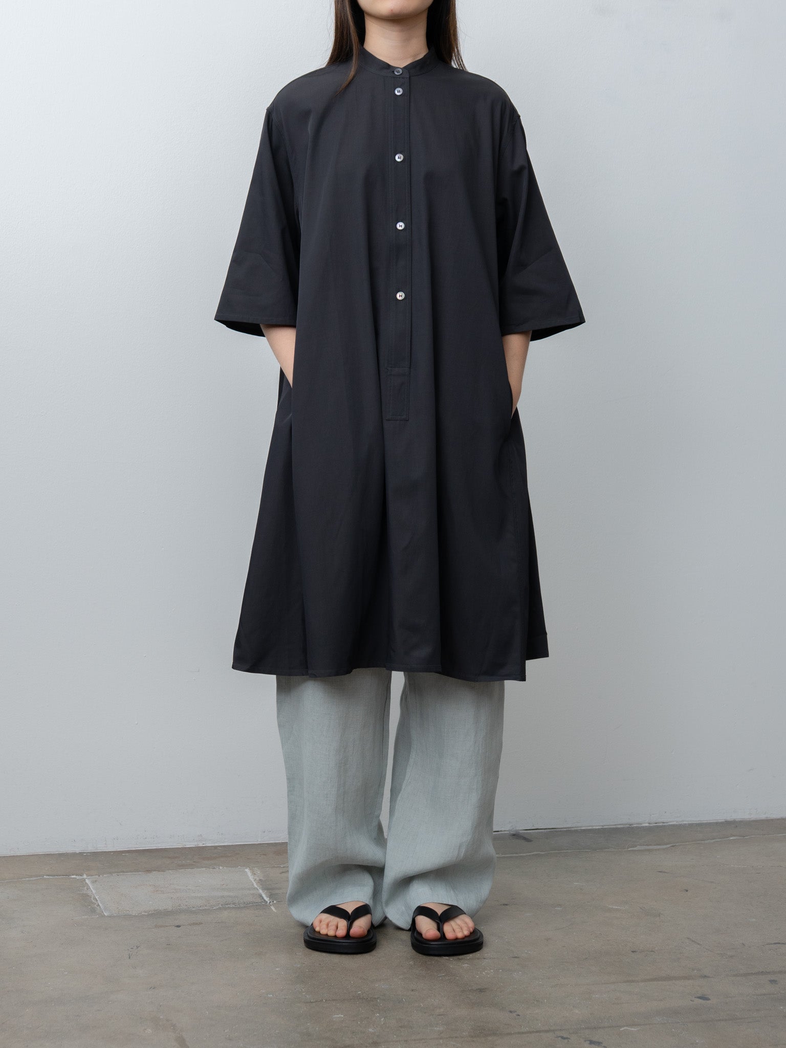 Namu Shop - Studio Nicholson BLOCH Dress - Coal