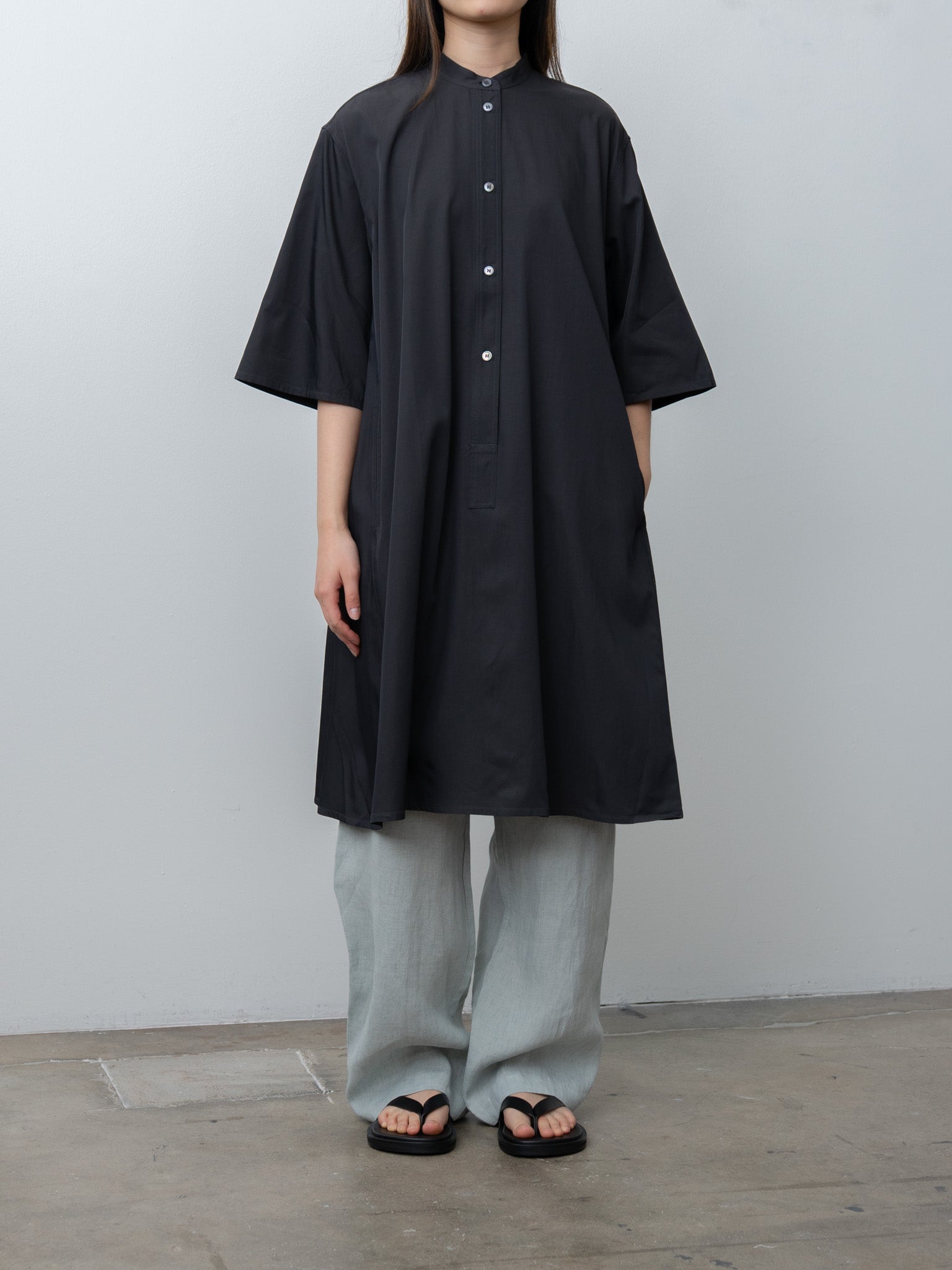Namu Shop - Studio Nicholson BLOCH Dress - Coal