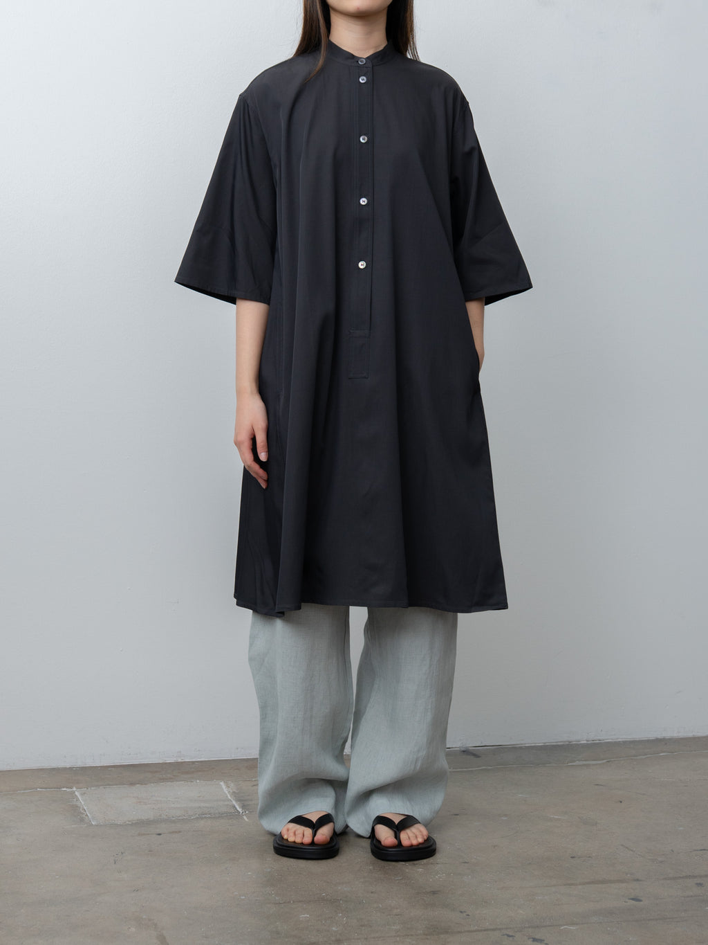 Namu Shop - Studio Nicholson BLOCH Dress - Coal