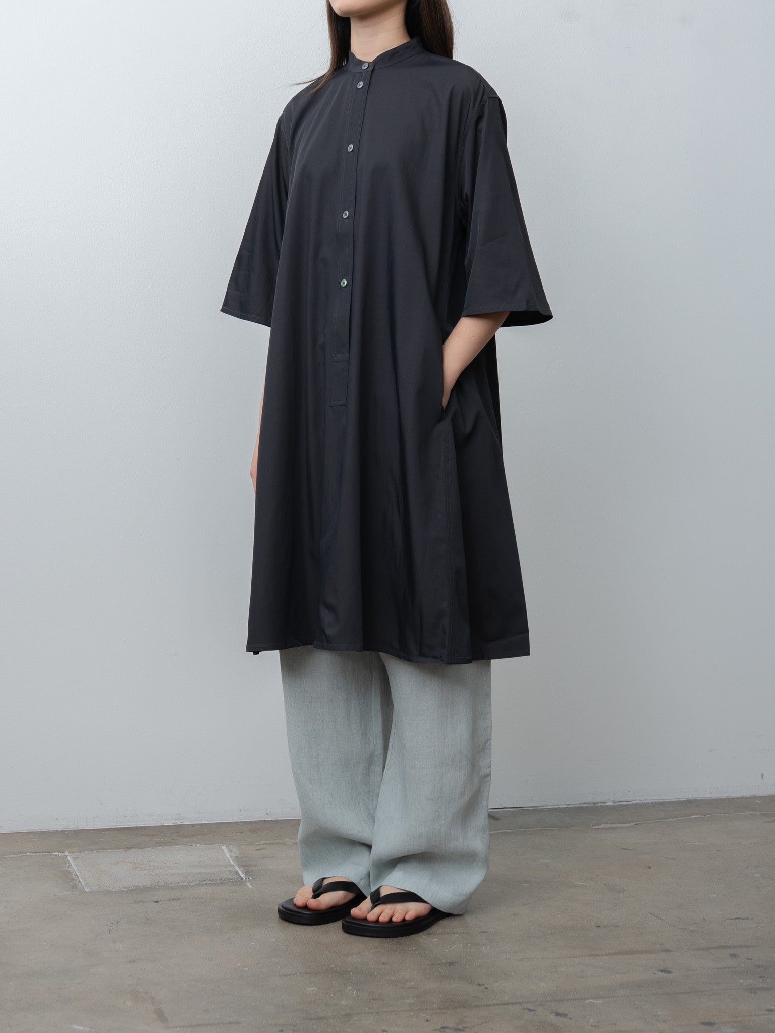 Namu Shop - Studio Nicholson BLOCH Dress - Coal
