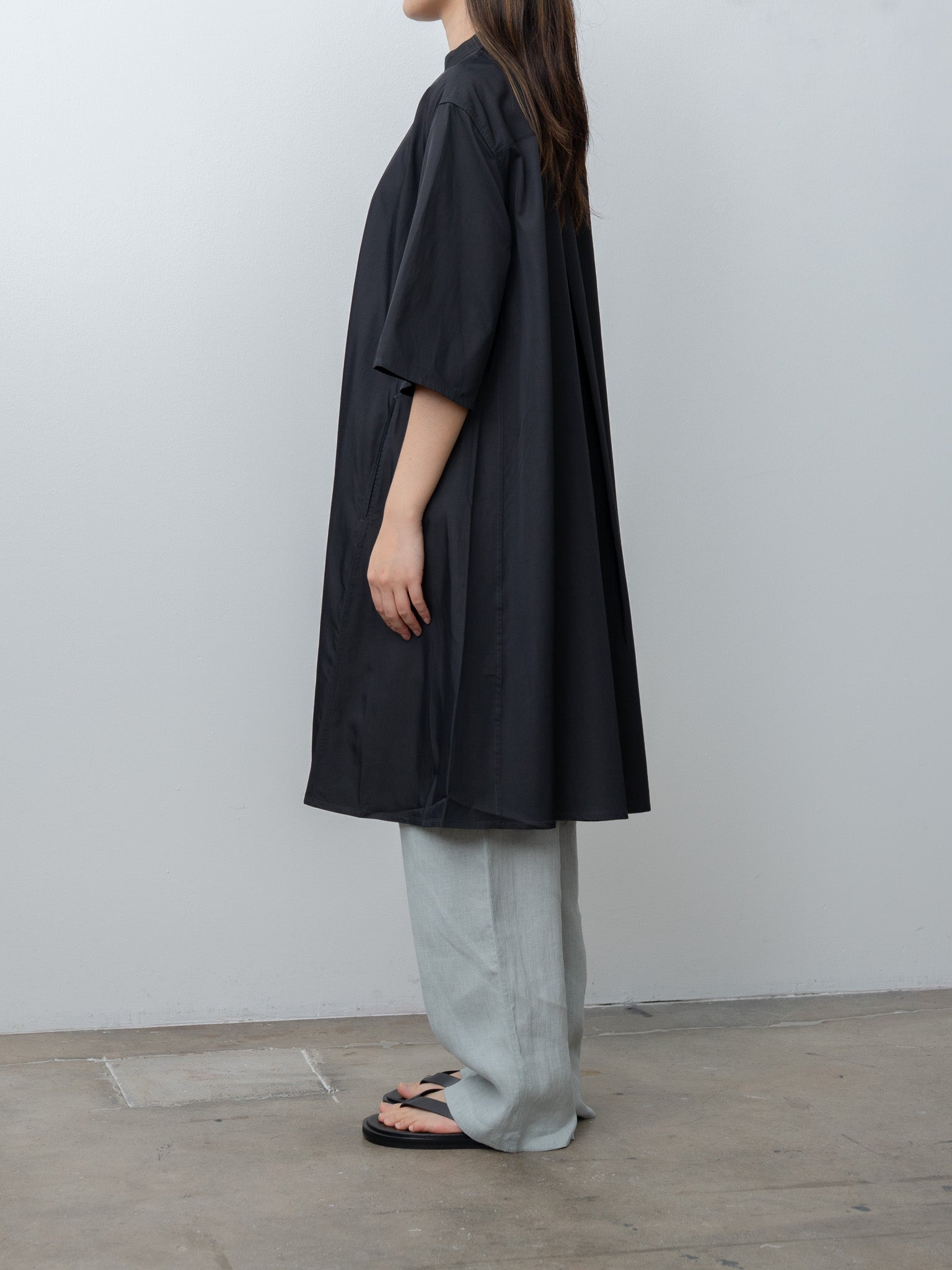 Namu Shop - Studio Nicholson BLOCH Dress - Coal