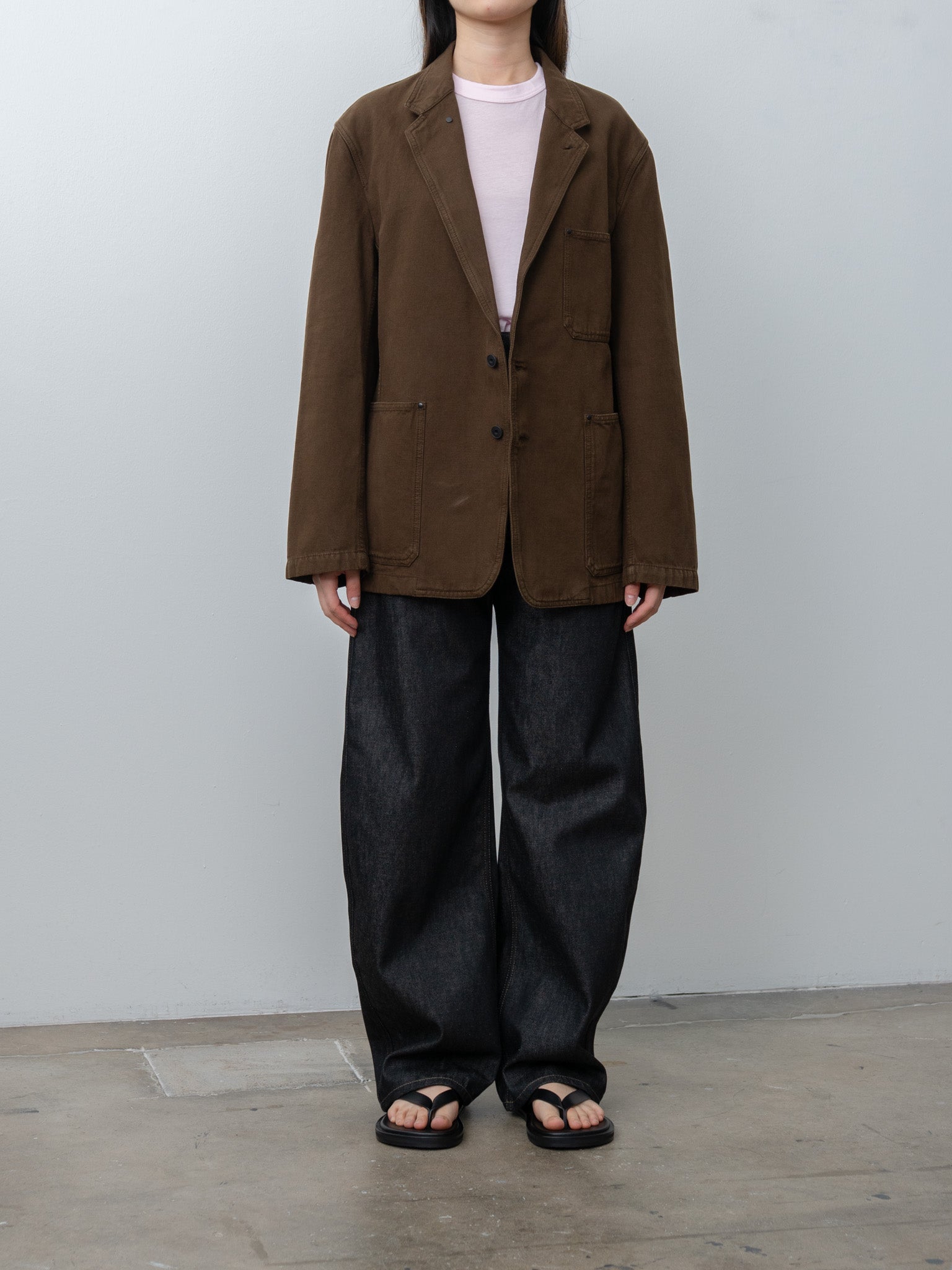 Namu Shop - Lemaire SB Tailored Jacket - Cacao
