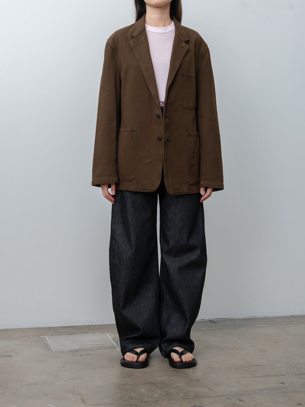 Namu Shop - Lemaire SB Tailored Jacket - Cacao