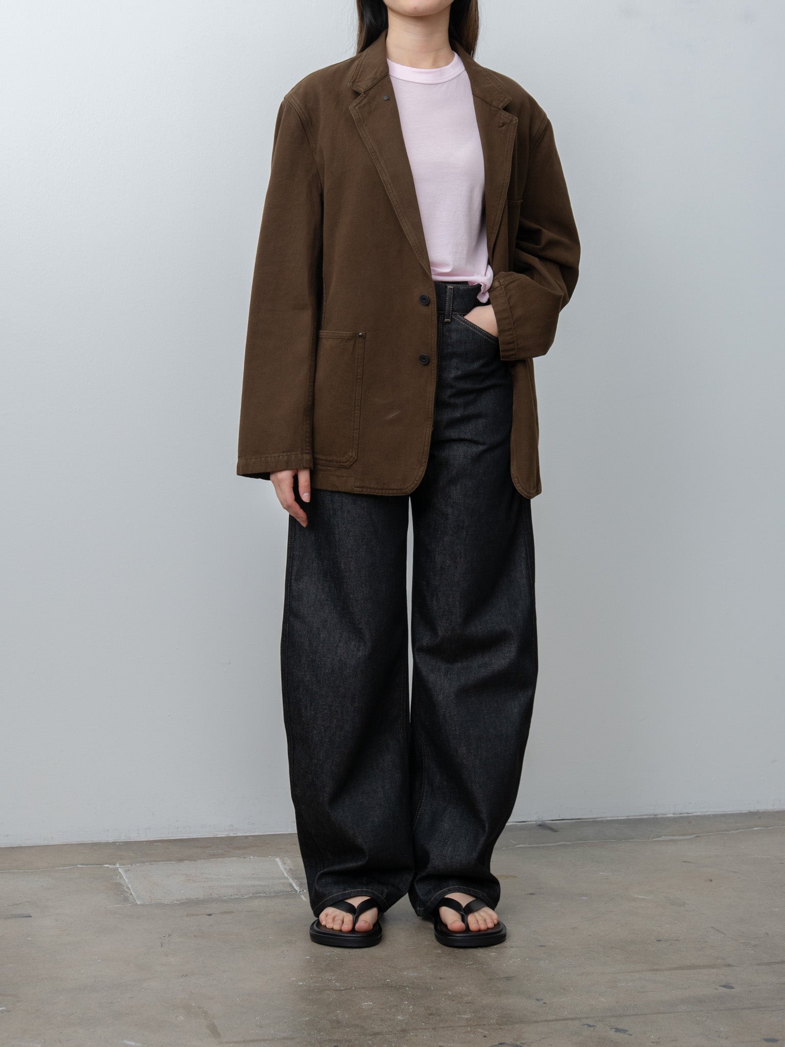 Namu Shop - Lemaire SB Tailored Jacket - Cacao
