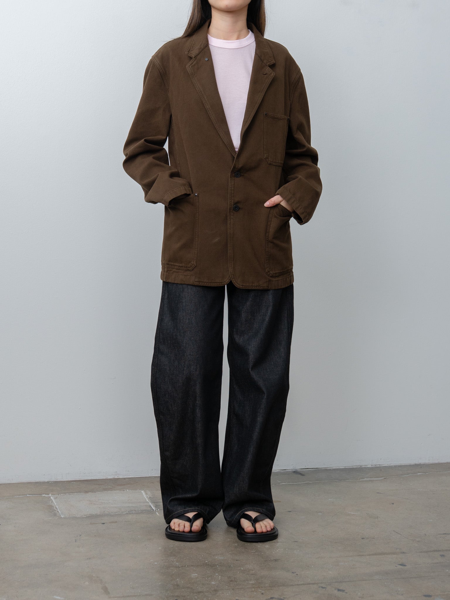 Namu Shop - Lemaire SB Tailored Jacket - Cacao