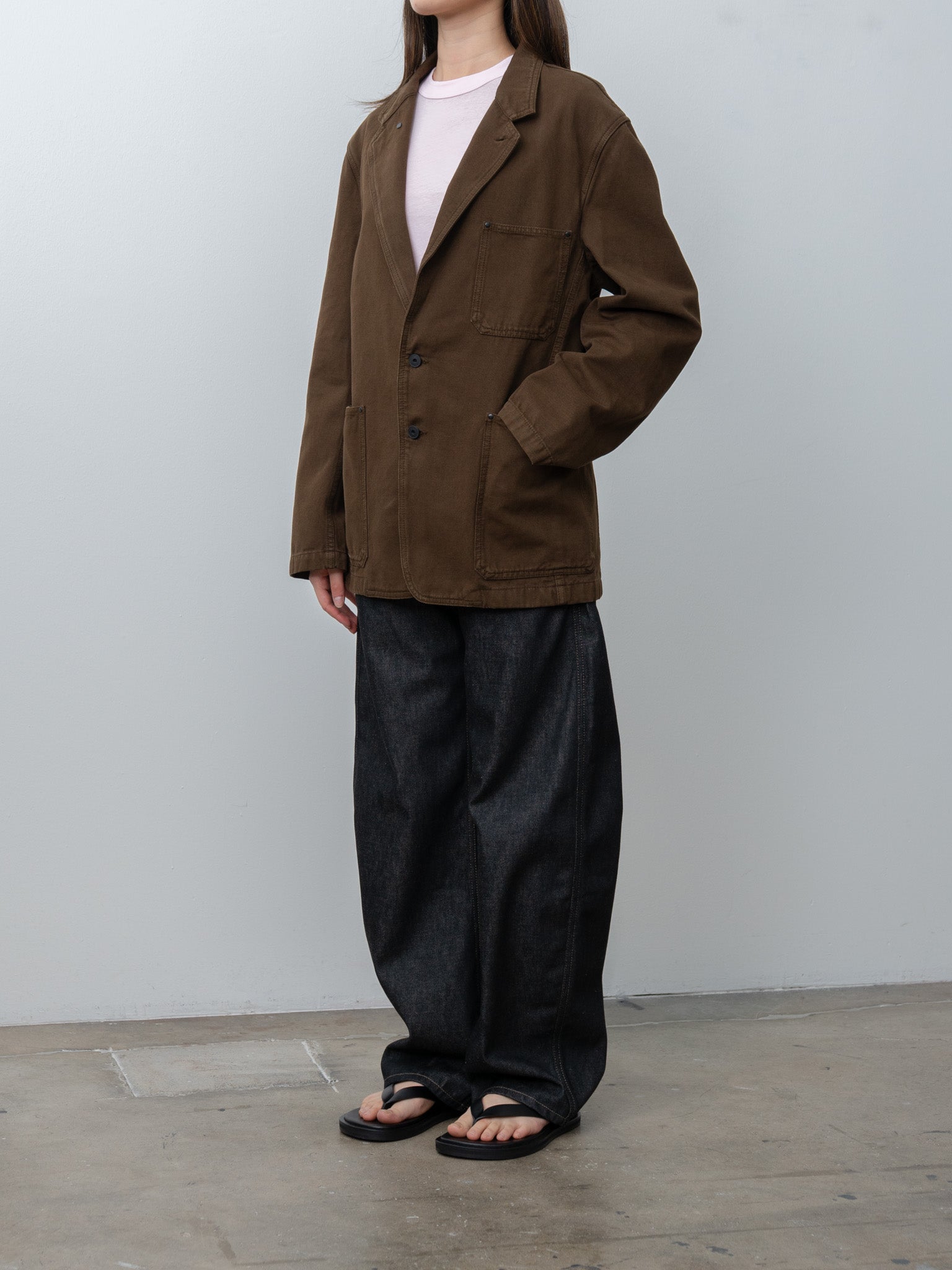 Namu Shop - Lemaire SB Tailored Jacket - Cacao