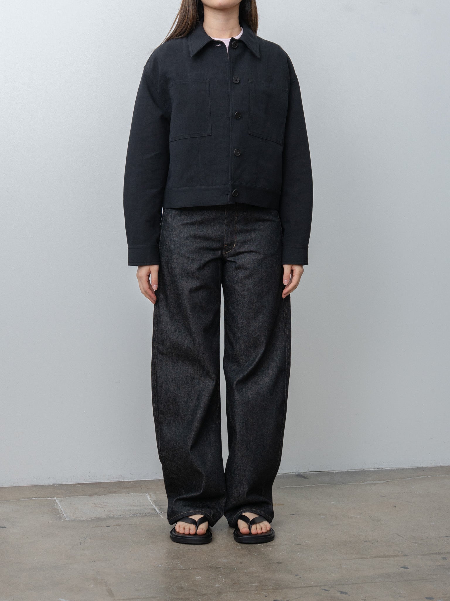 Namu Shop - Studio Nicholson CALDER Jacket - Black