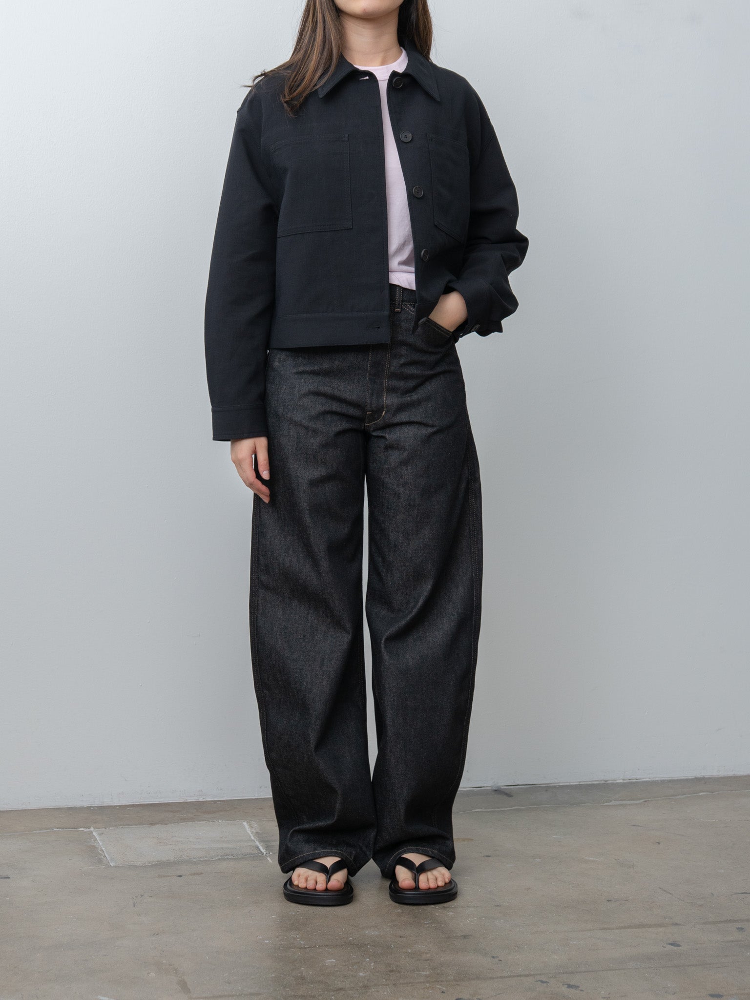 Namu Shop - Studio Nicholson CALDER Jacket - Black