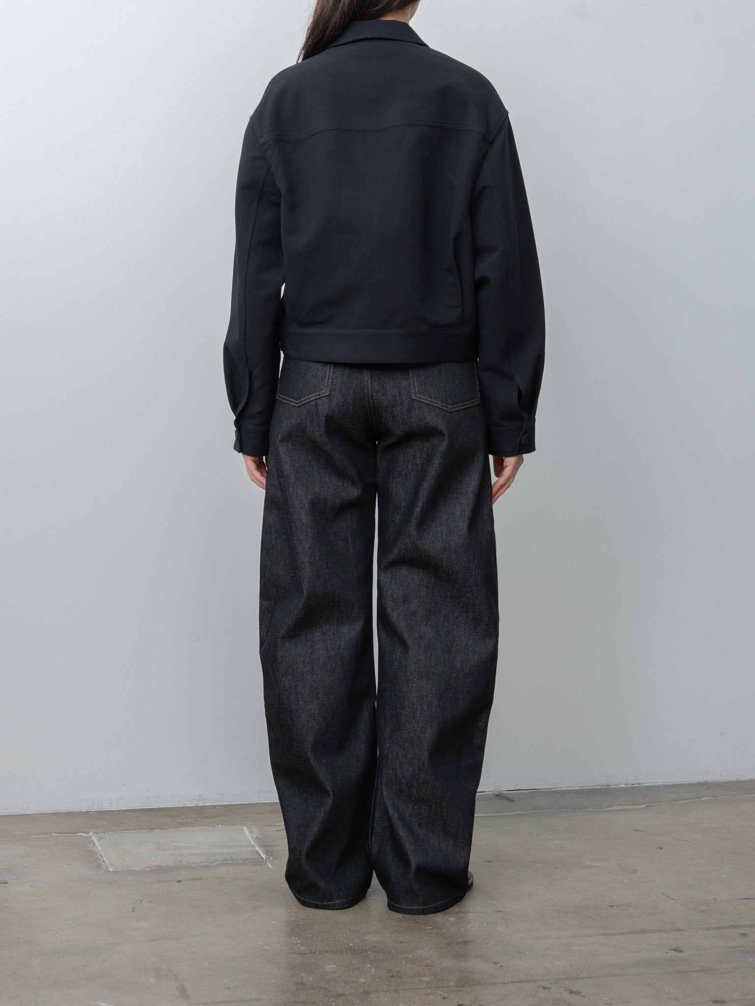 Namu Shop - Lemaire High Waisted Curved Pants - Slate