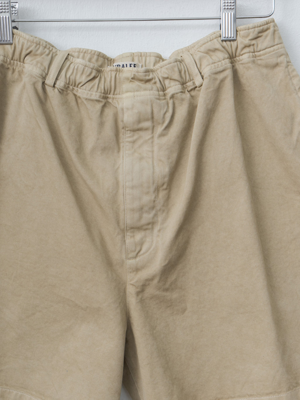 Namu Shop - Auralee Garment-Dyed Finx Light Chino Shorts - Beige