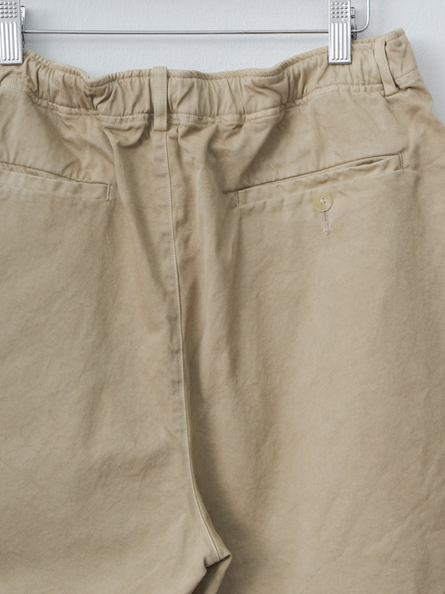 Namu Shop - Auralee Garment-Dyed Finx Light Chino Shorts - Beige