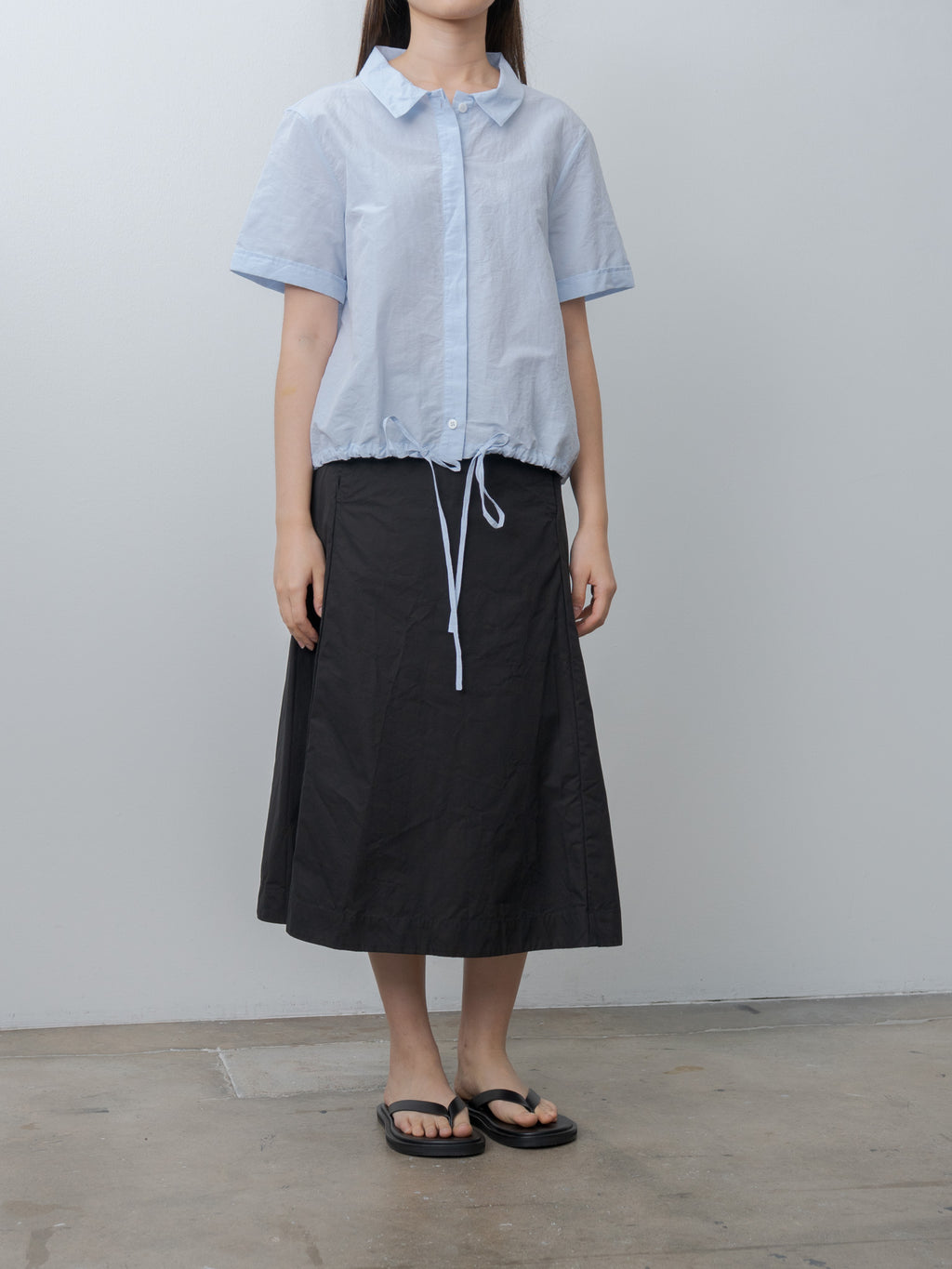 Namu Shop - Casey Casey A-Line Skirt - Black