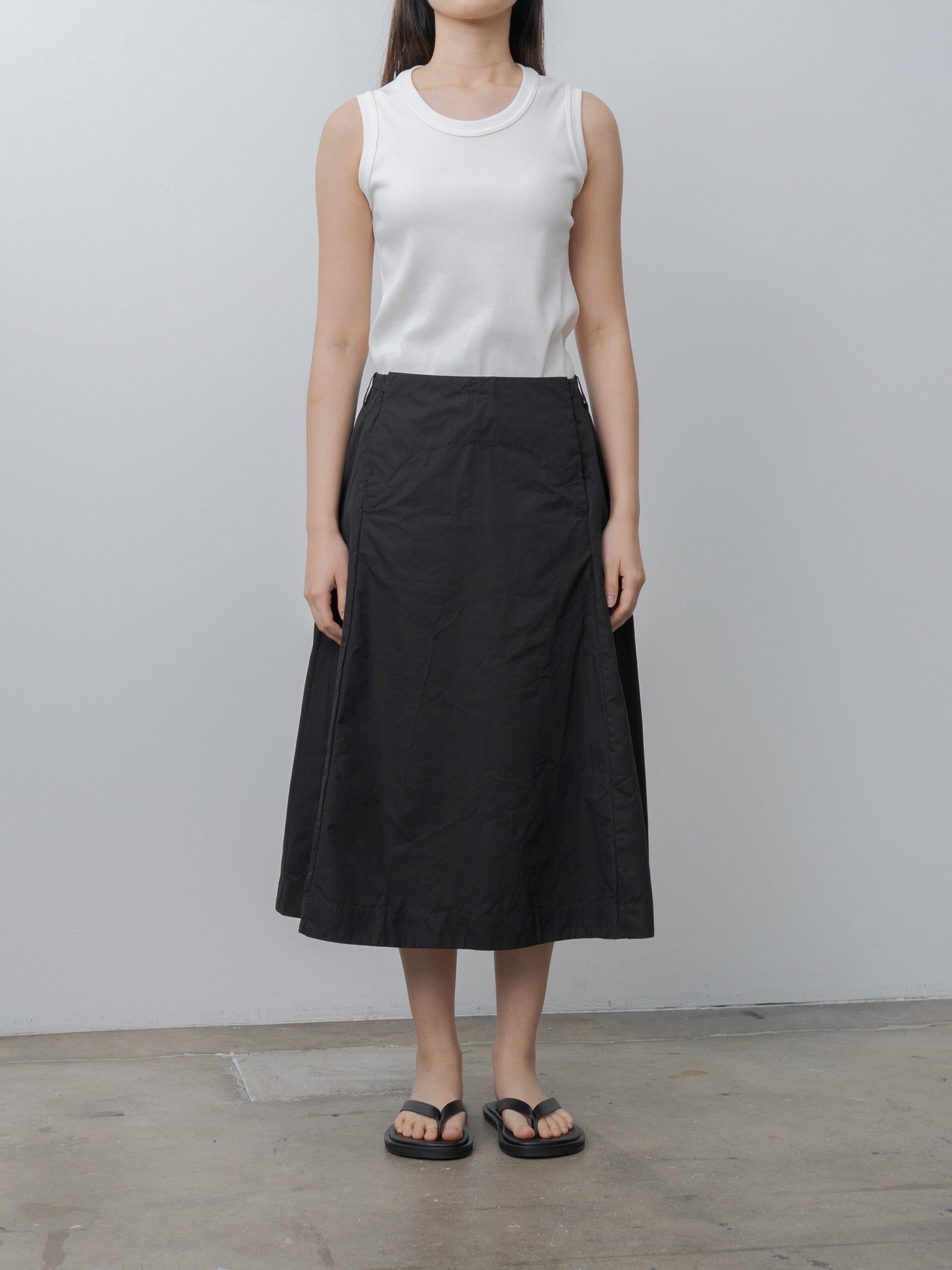 Namu Shop - Casey Casey A-Line Skirt - Black