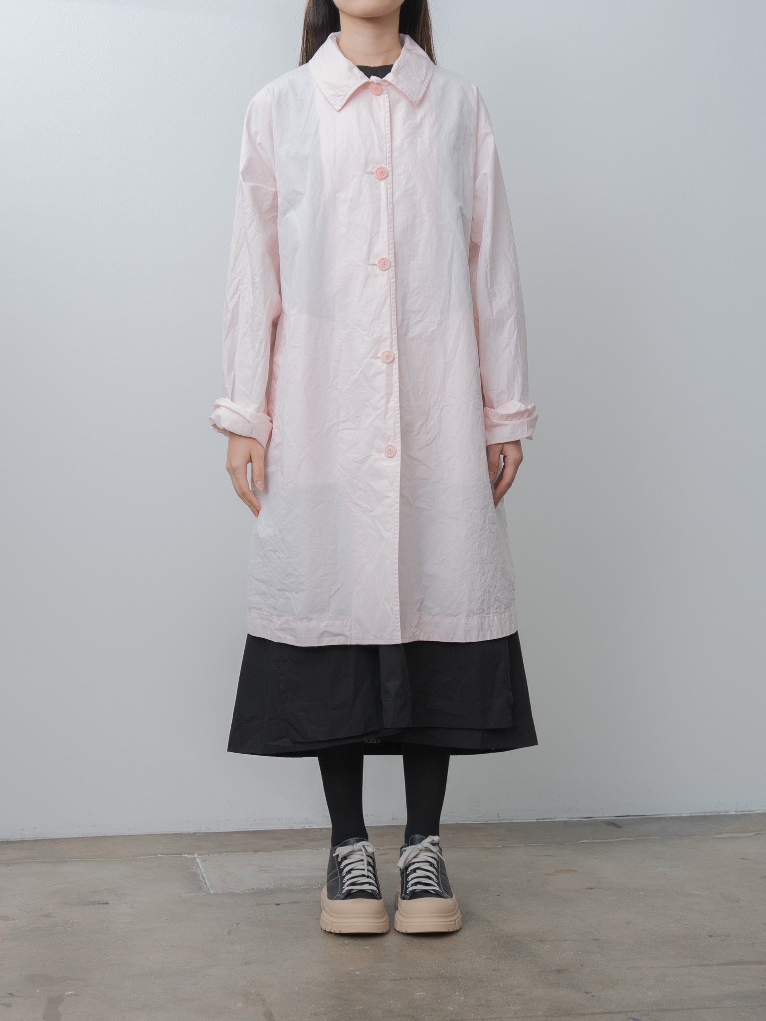 Namu Shop - Casey Casey Peche Coat - Sakura Pink