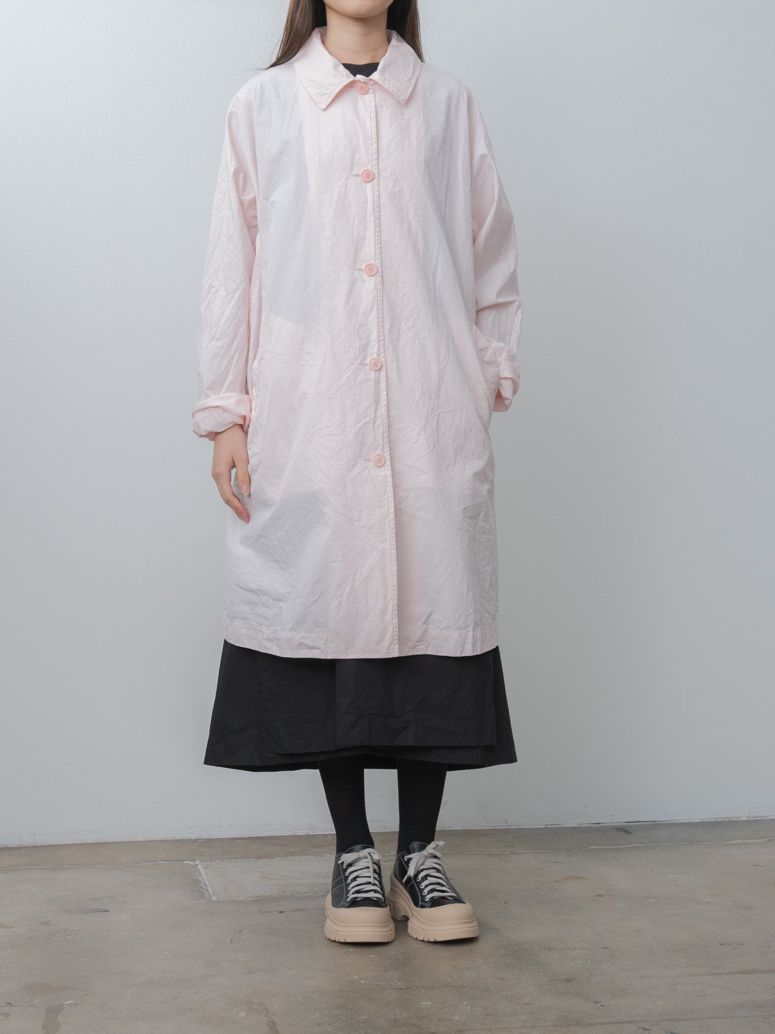 Namu Shop - Casey Casey Peche Coat - Sakura Pink
