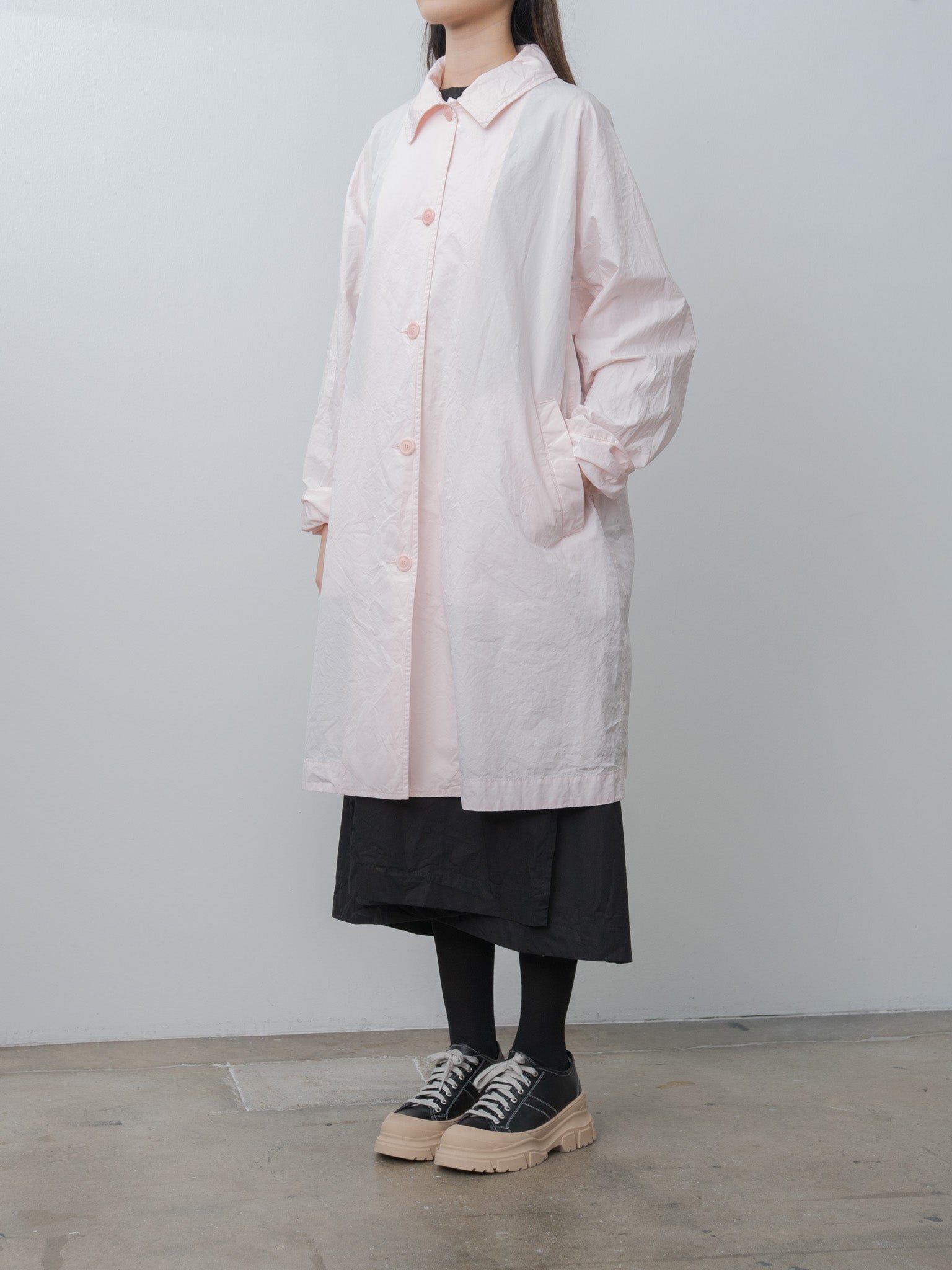 Namu Shop - Casey Casey Peche Coat - Sakura Pink