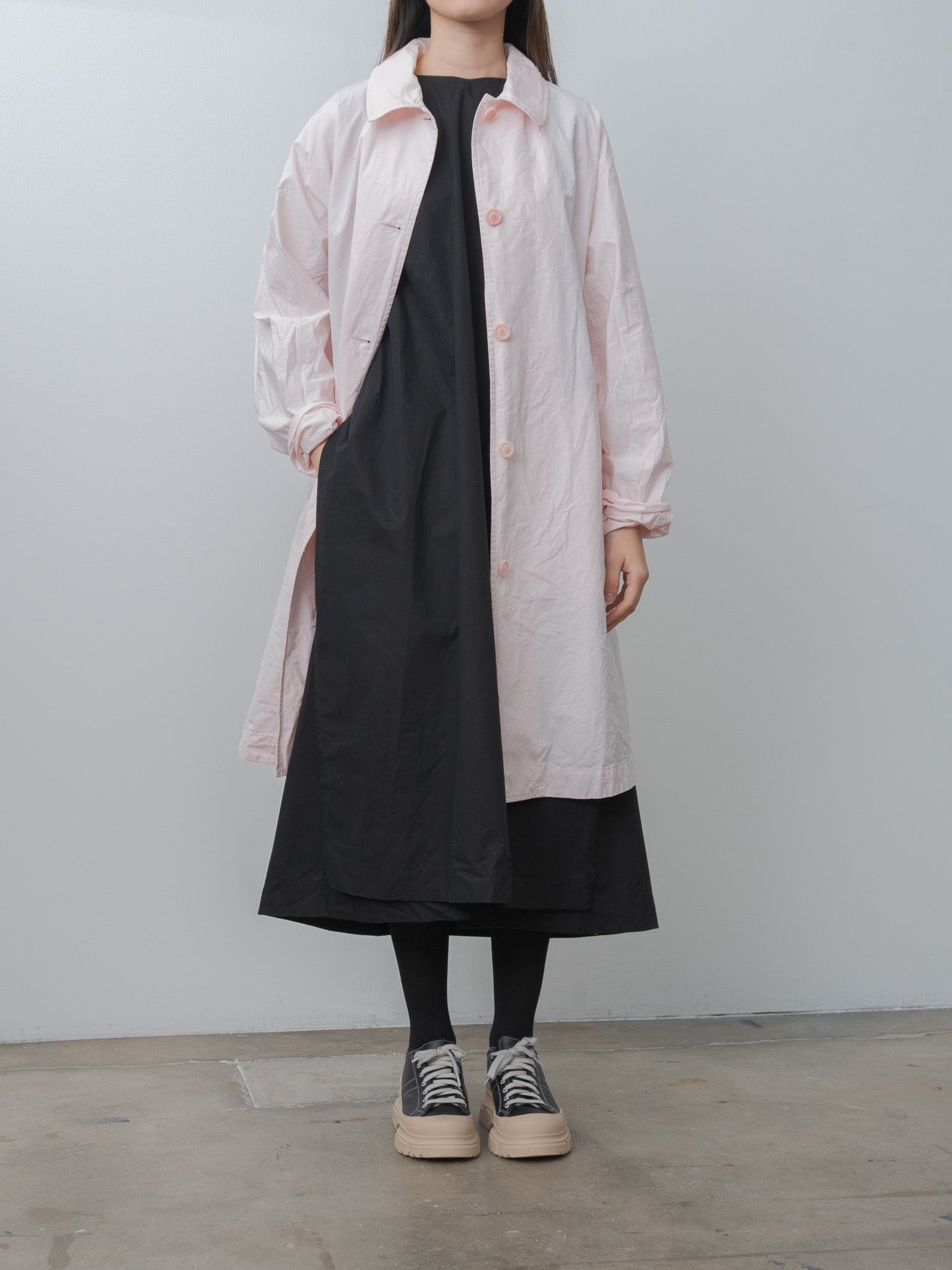 Namu Shop - Casey Casey Peche Coat - Sakura Pink